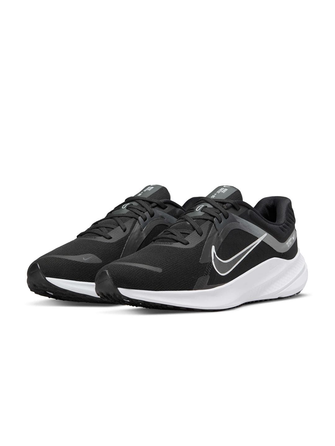 Buy Nike Men Black QUEST 5 Road Running Shoes - - Footwear for Men