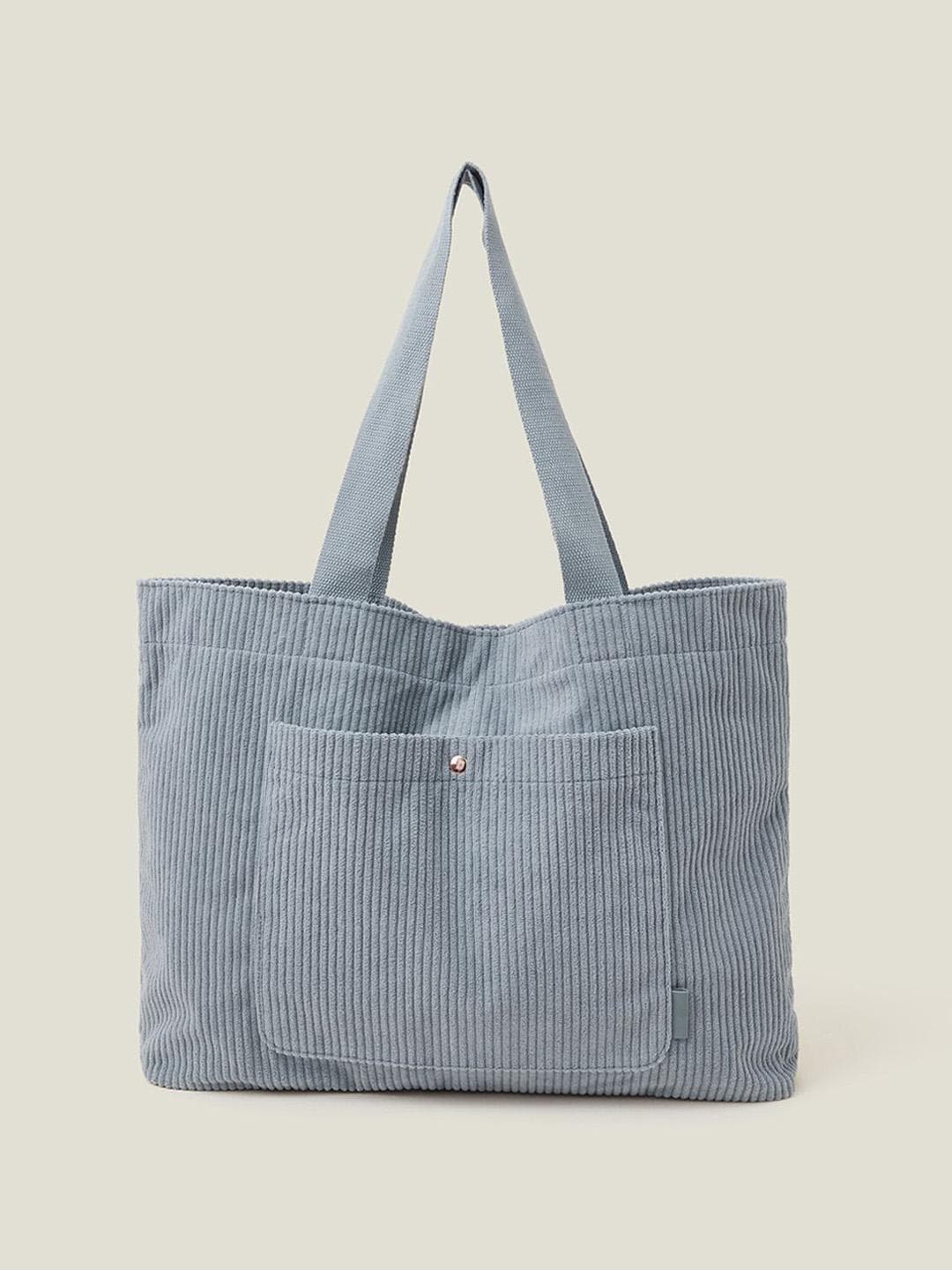 Accessorize Women Corduroy Shopper Bag