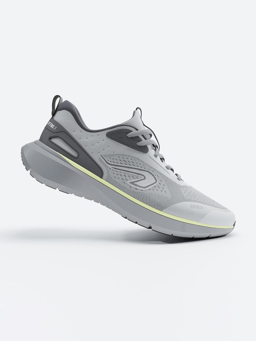 Buy Decathlon Kiprun Men Grey Jogflow 190.1 Superior Grip Cushioned Running Shoes - - Footwear for Men