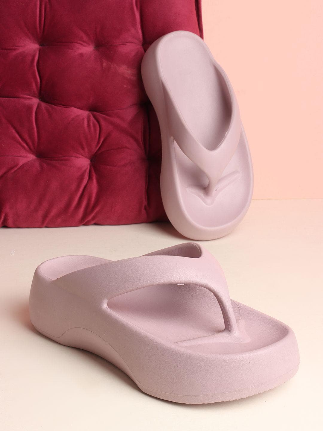 SUKUN Women Thong Flip-Flops