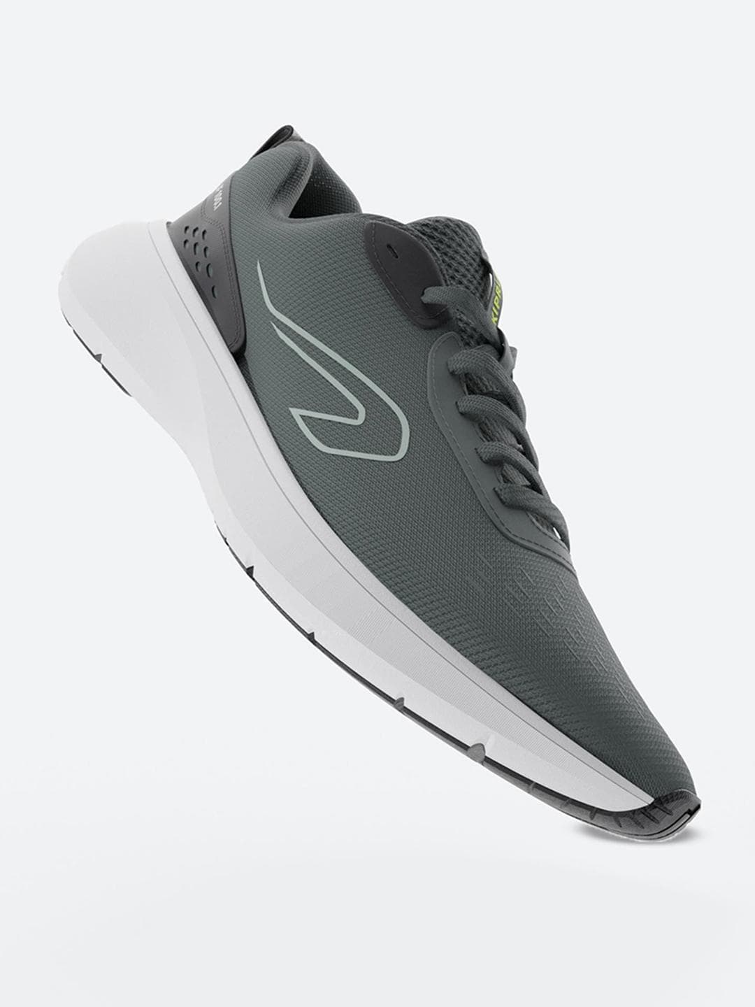 Buy Decathlon Kalenji Men Grey Jogflow 100.1 Cushioned Running Shoes - - Footwear for Men