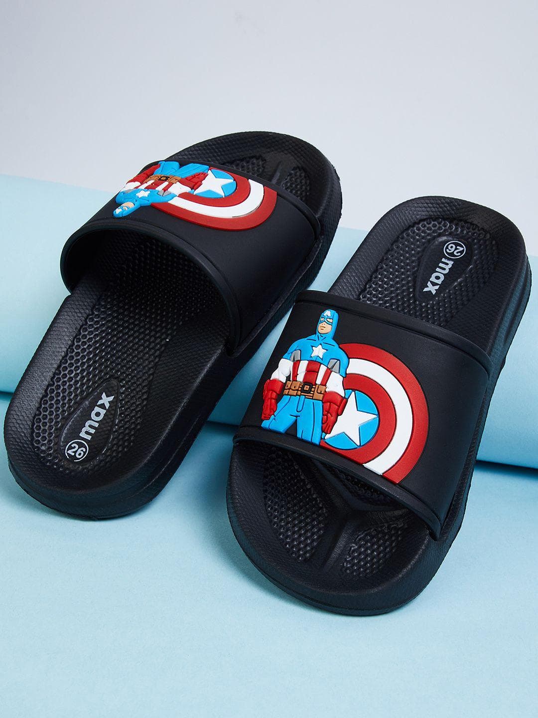 max Boys Printed Sliders