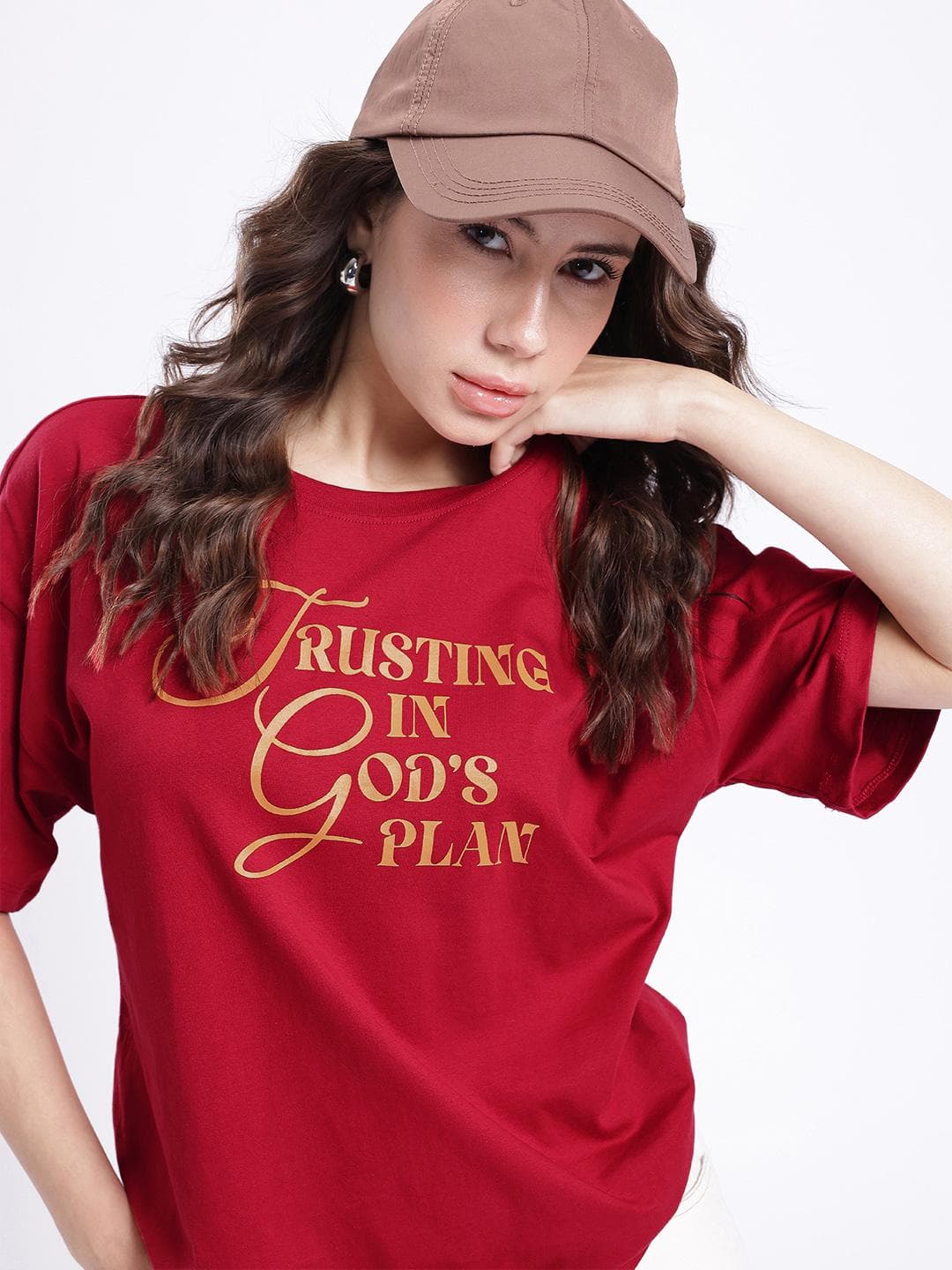 glitchez Printed Oversized T-shirt