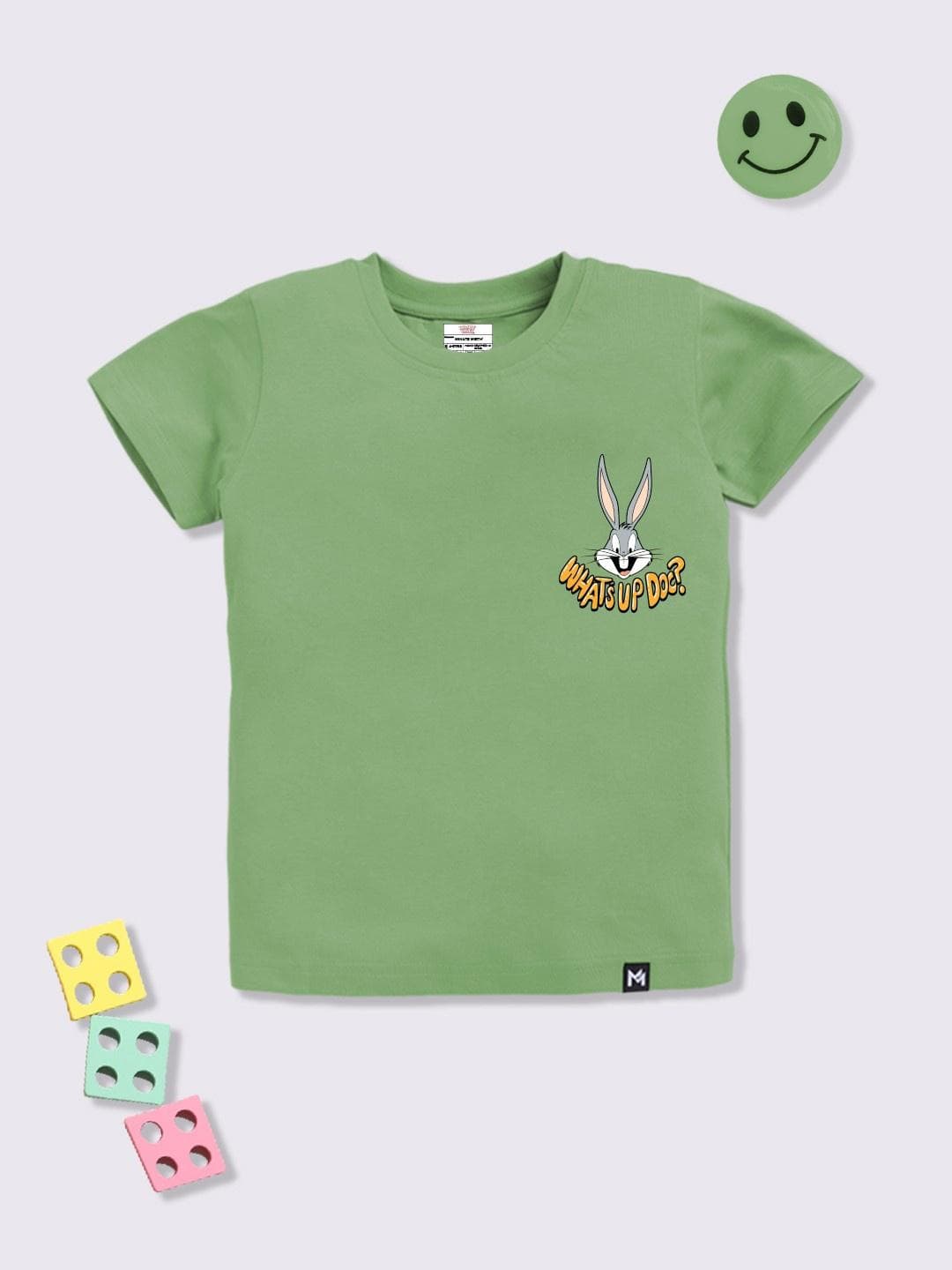 YK X Minute Mirth Boys Bugs Bunny Printed T-shirt