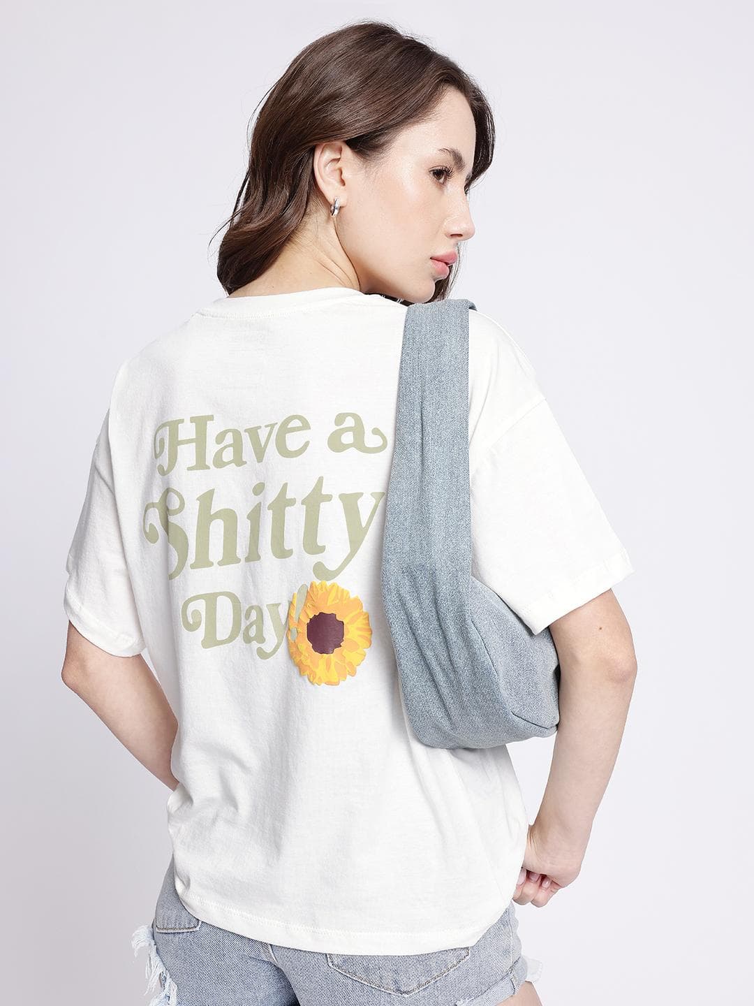 glitchez Printed Oversized T-shirt