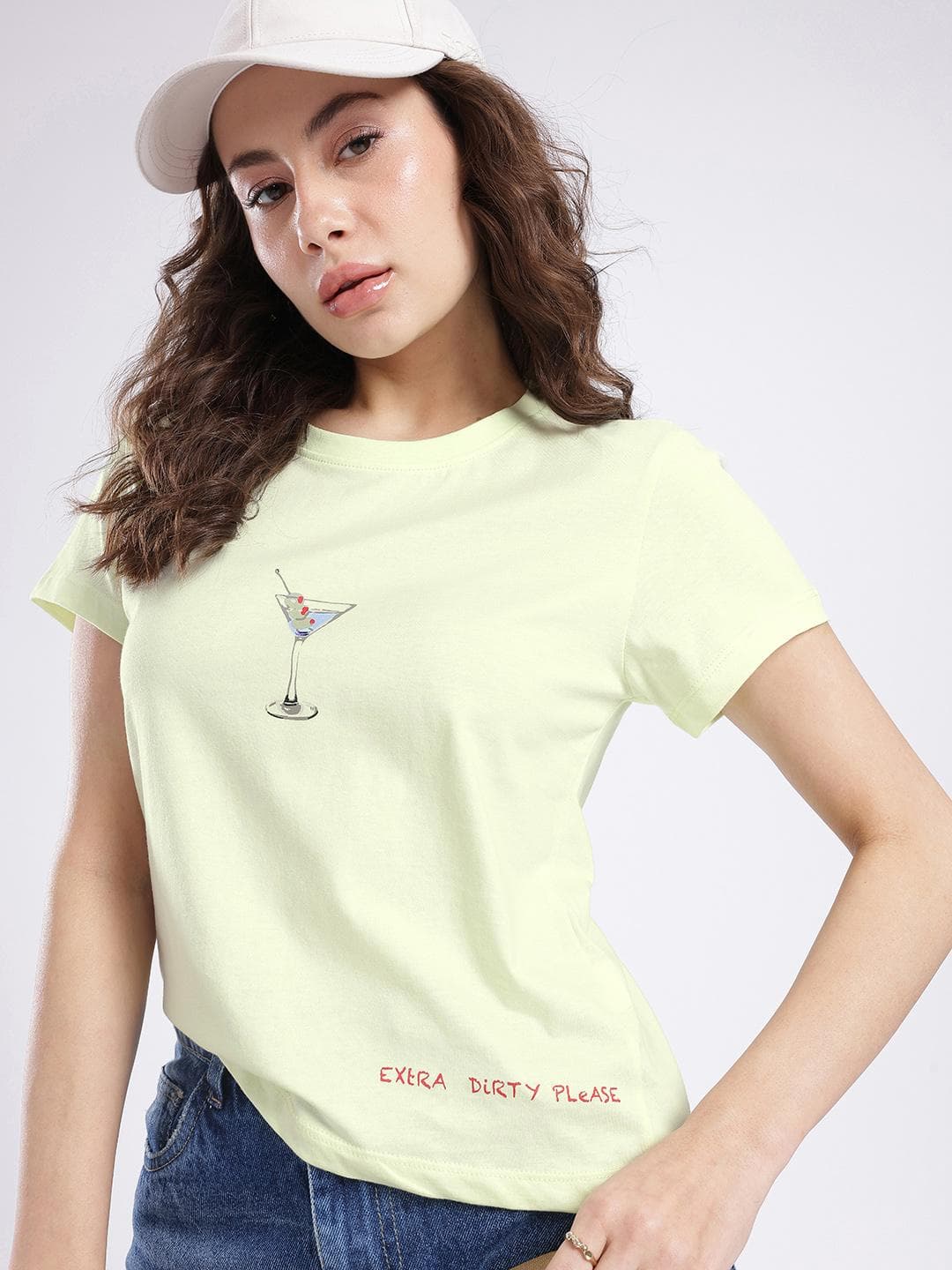 glitchez Graphic Printed Regular Fit T-shirt