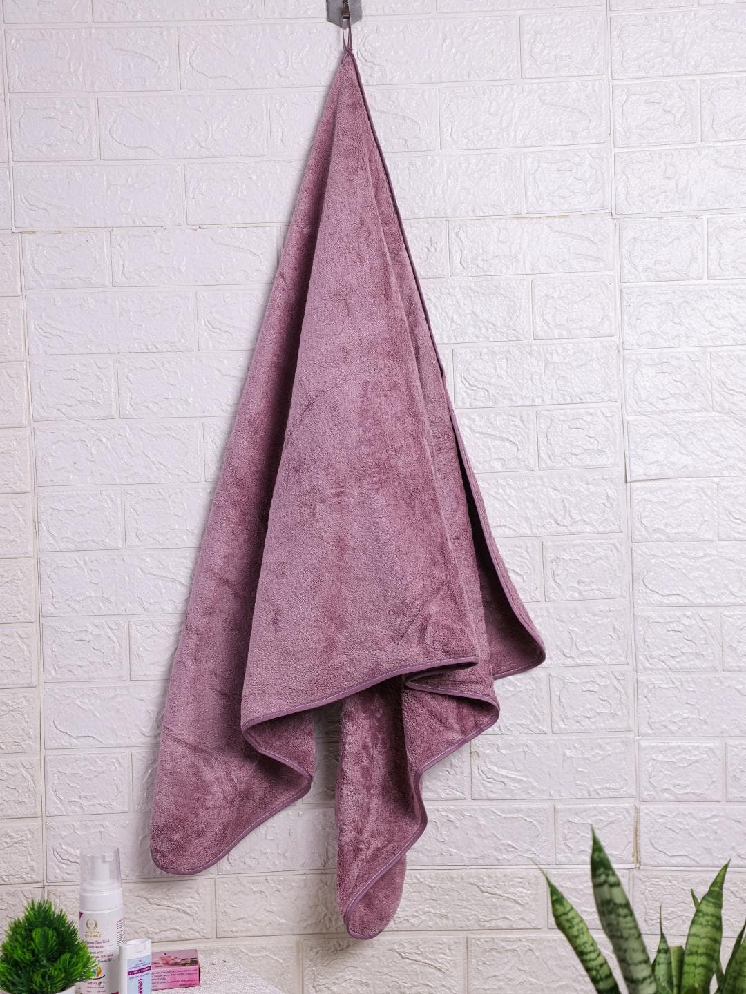 Buy Fezora Hooded Poncho Solid Microfiber 500GSM Super Soft Adult Regular Bath Towel 28x55In - - Home for Unisex