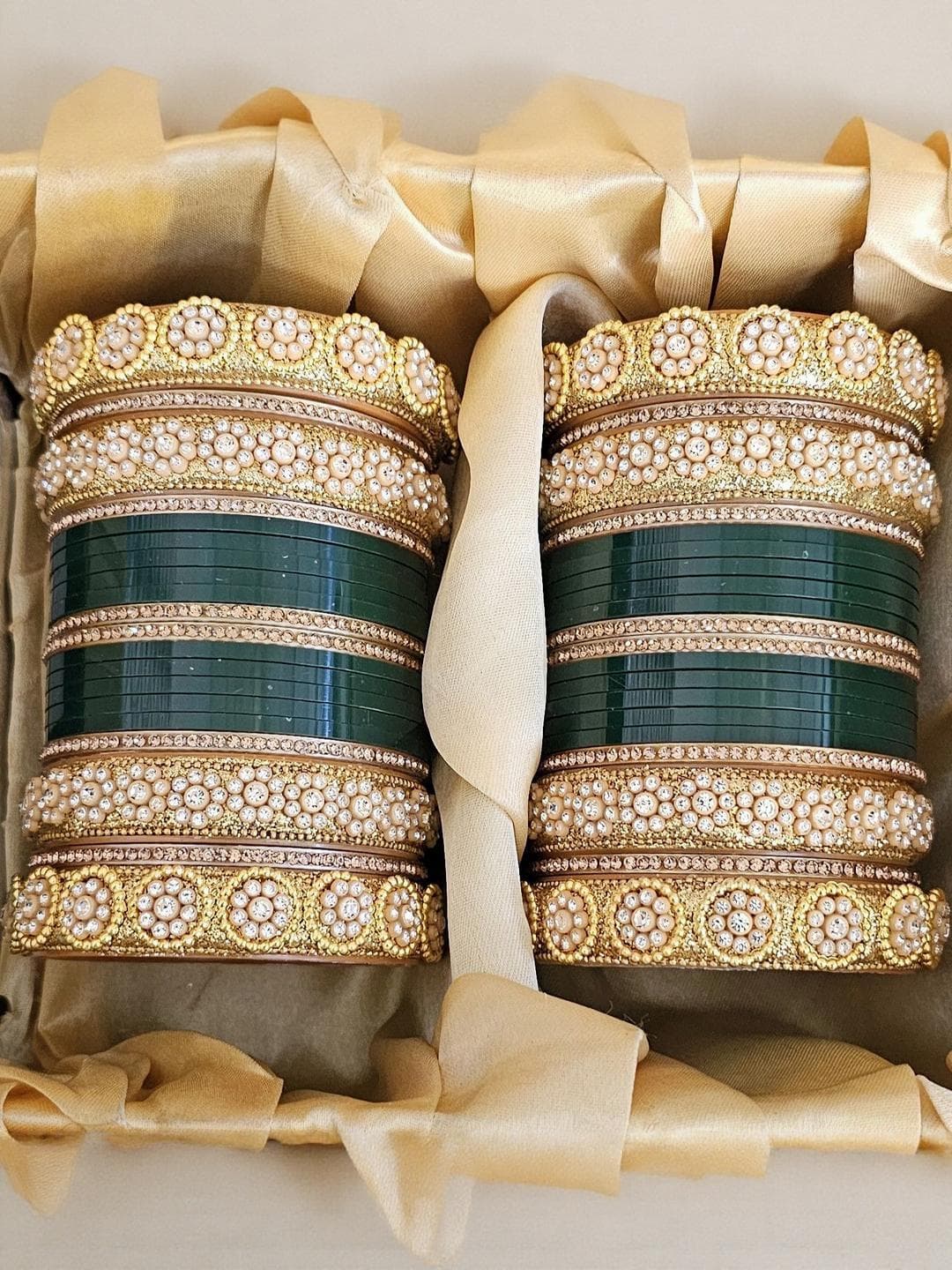 Mehpriye Alloy Gold-Plated Bangles