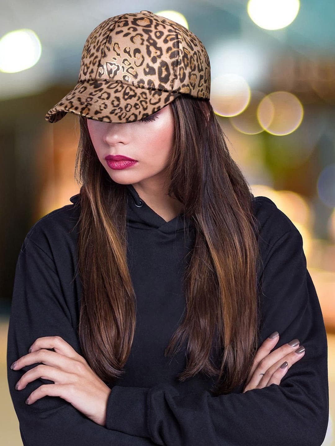Vritraz Women Printed Baseball Cap