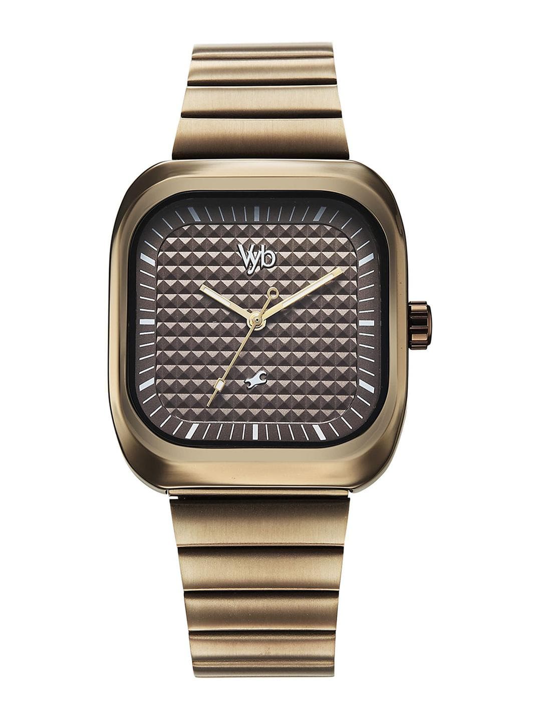 Fastrack Men Dial & Bracelet Style Straps Analogue Watch FV30001QM02W
