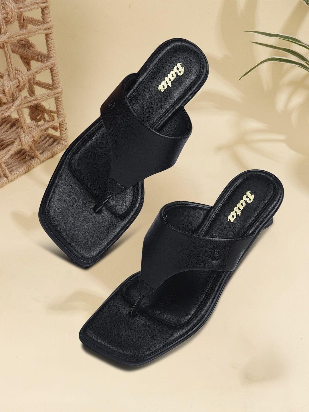Bata PU Kitten Sandals