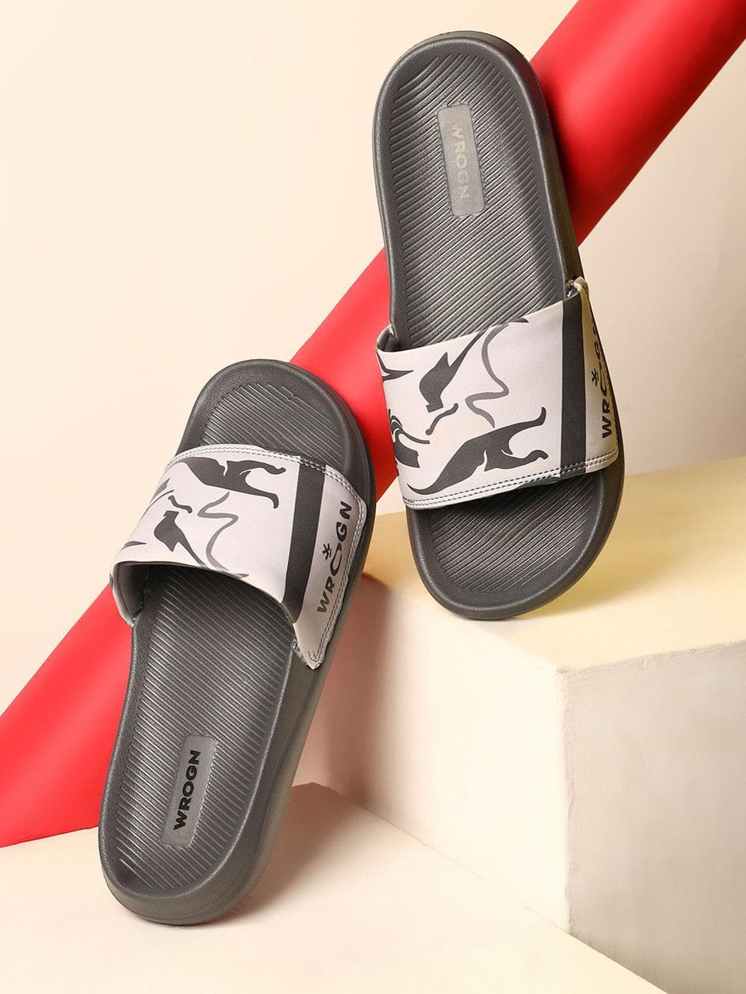 WROGN Men Printed Sliders