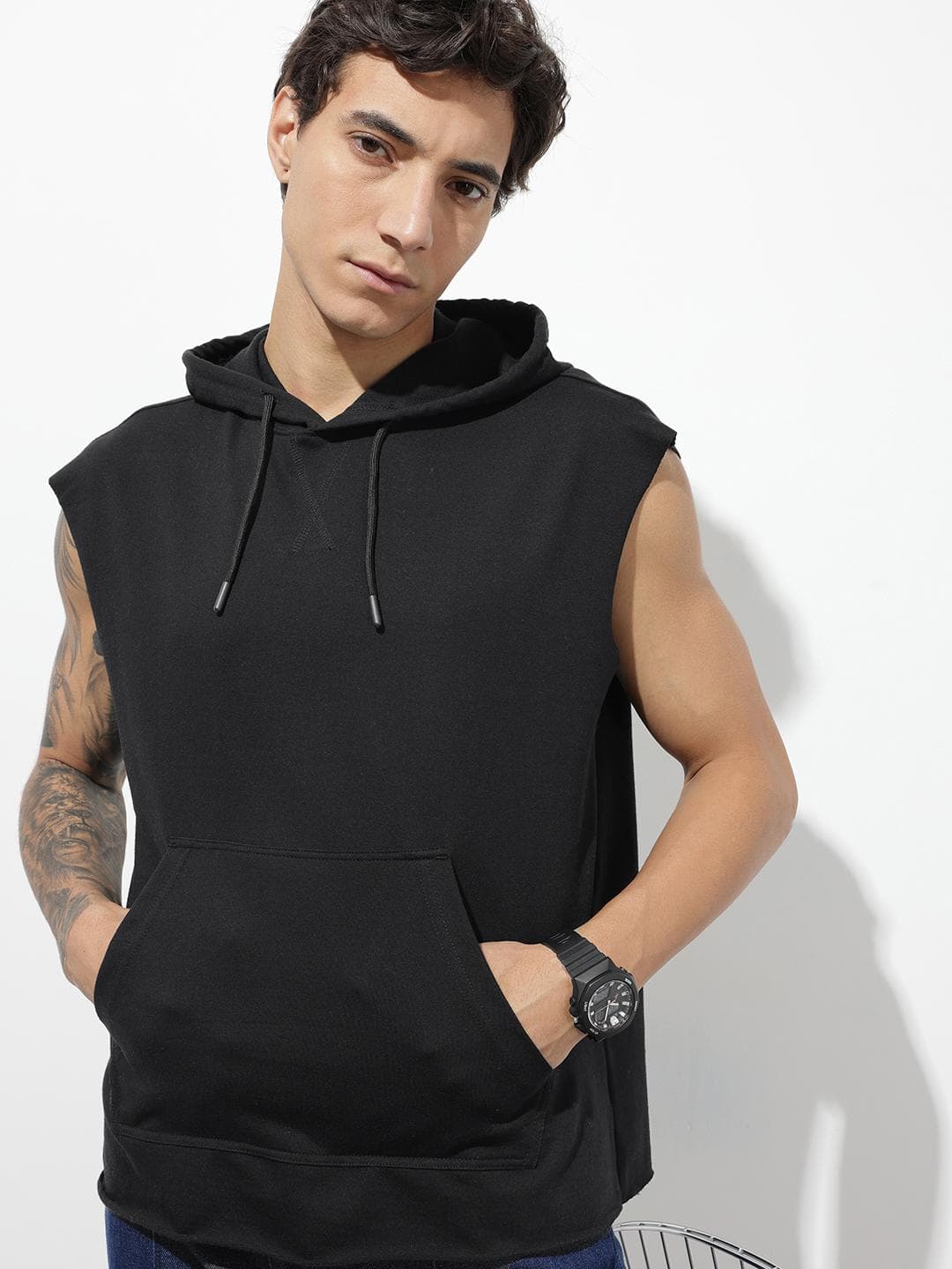 The Roadster Life Co. Hooded Sleeveless Sweatshirt