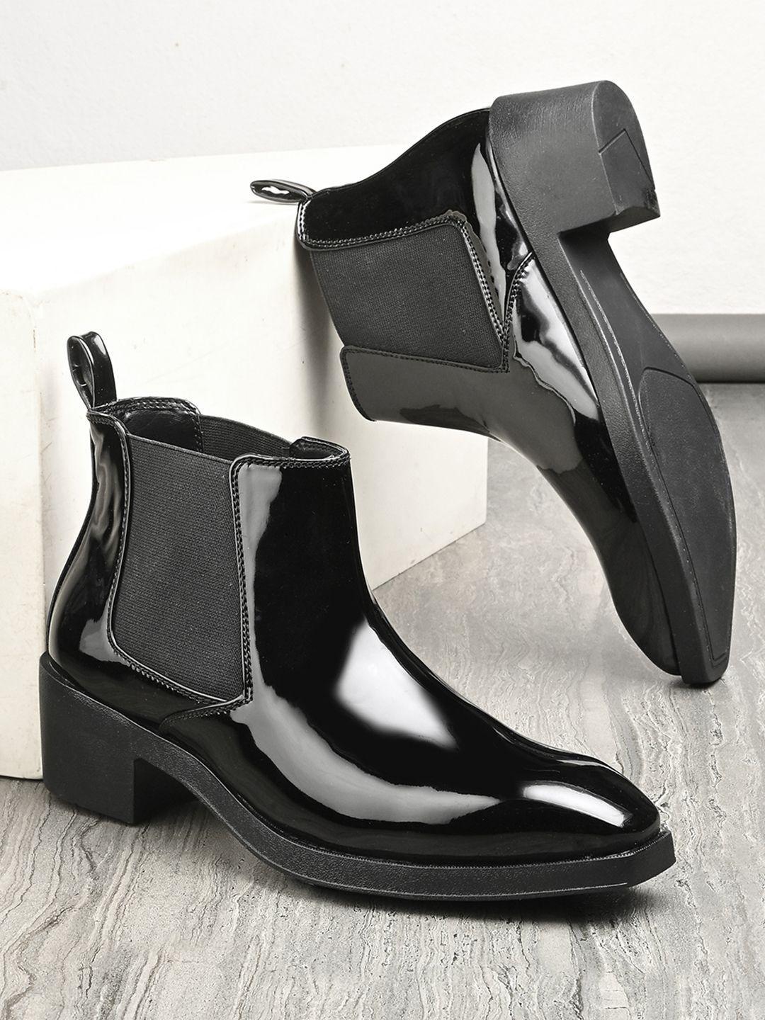 Buy The Roadster Lifestyle Co Men Square Toe Slip On Chelsea Boots - - Footwear for Men