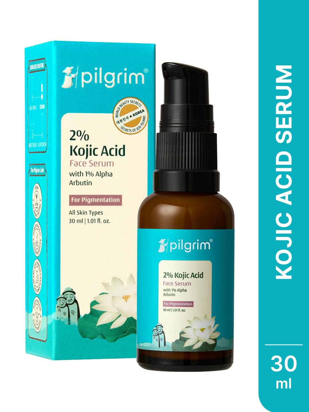 Buy Pilgrim 2% Kojic Acid Face Serum For Dark Spots & Pigmentation 30ml - - Personal Care for Unisex