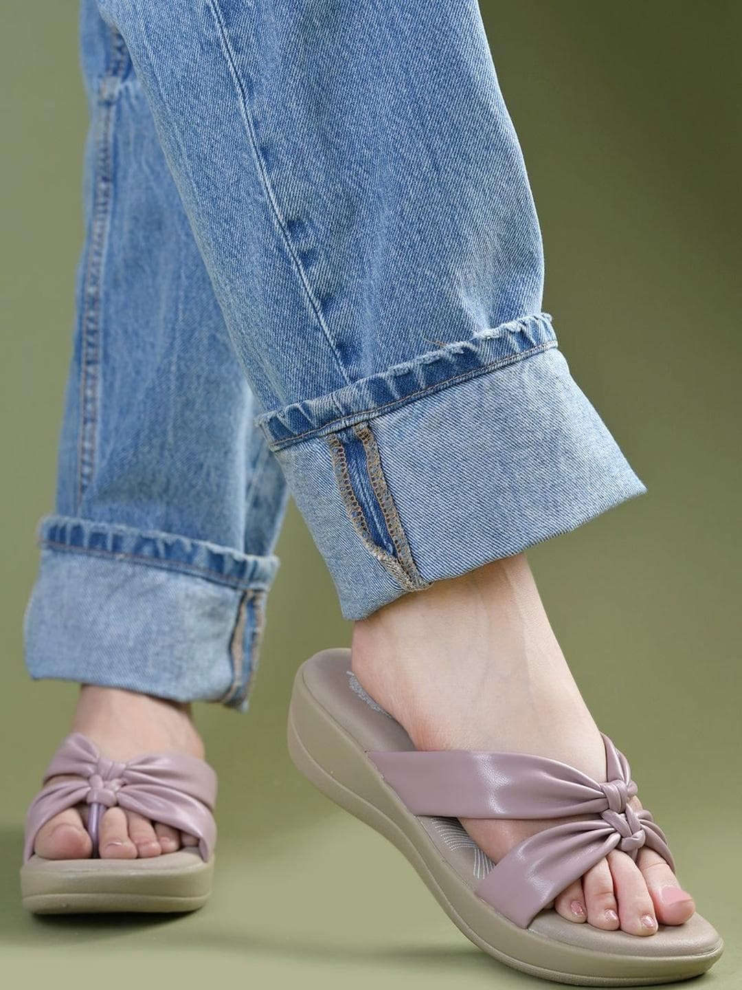 SZN Wedge Sandals with Bows