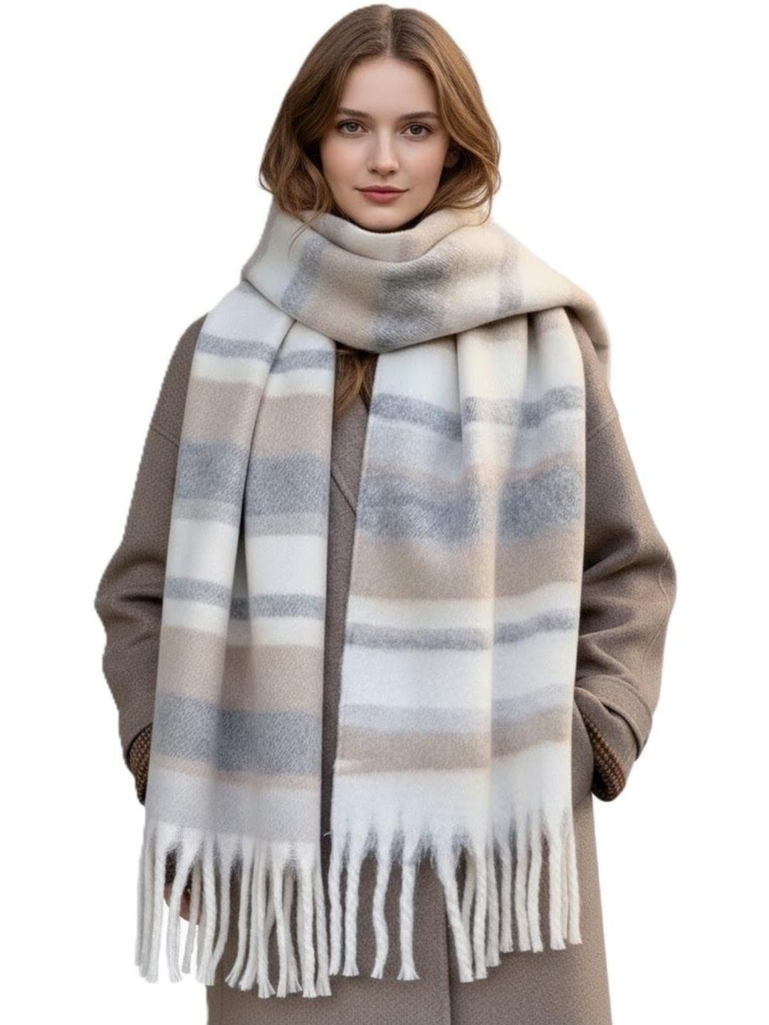 Buy Alexvyan Women Acrylic Scarf Scarves Mufflers - - Accessories for Women