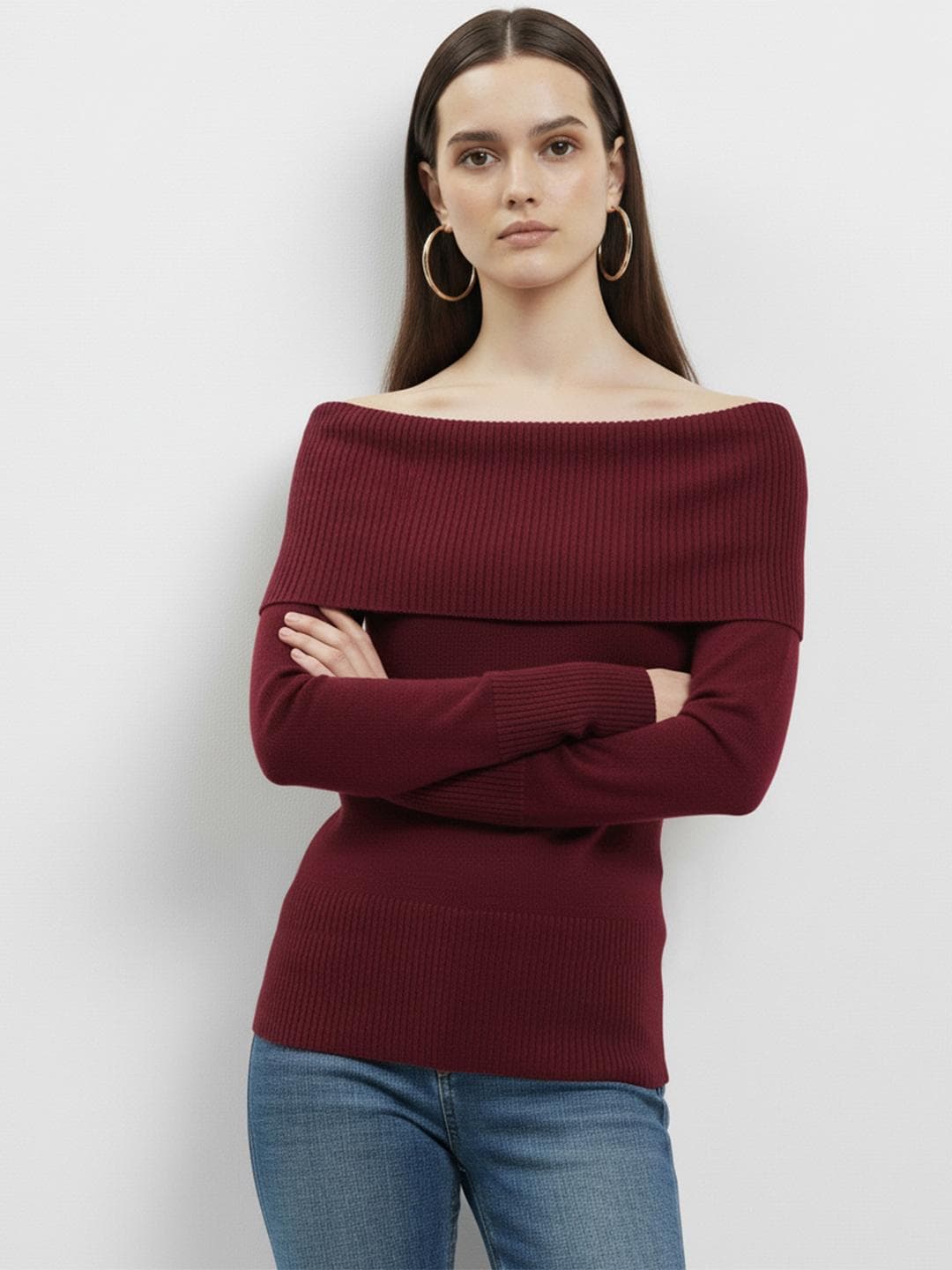 Chemistry Off-Shoulder Pullover