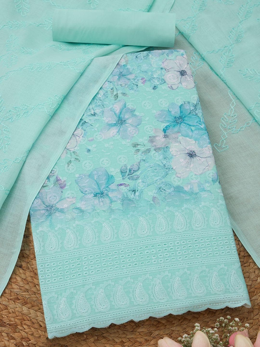 Soch Printed Unstitched Dress Material