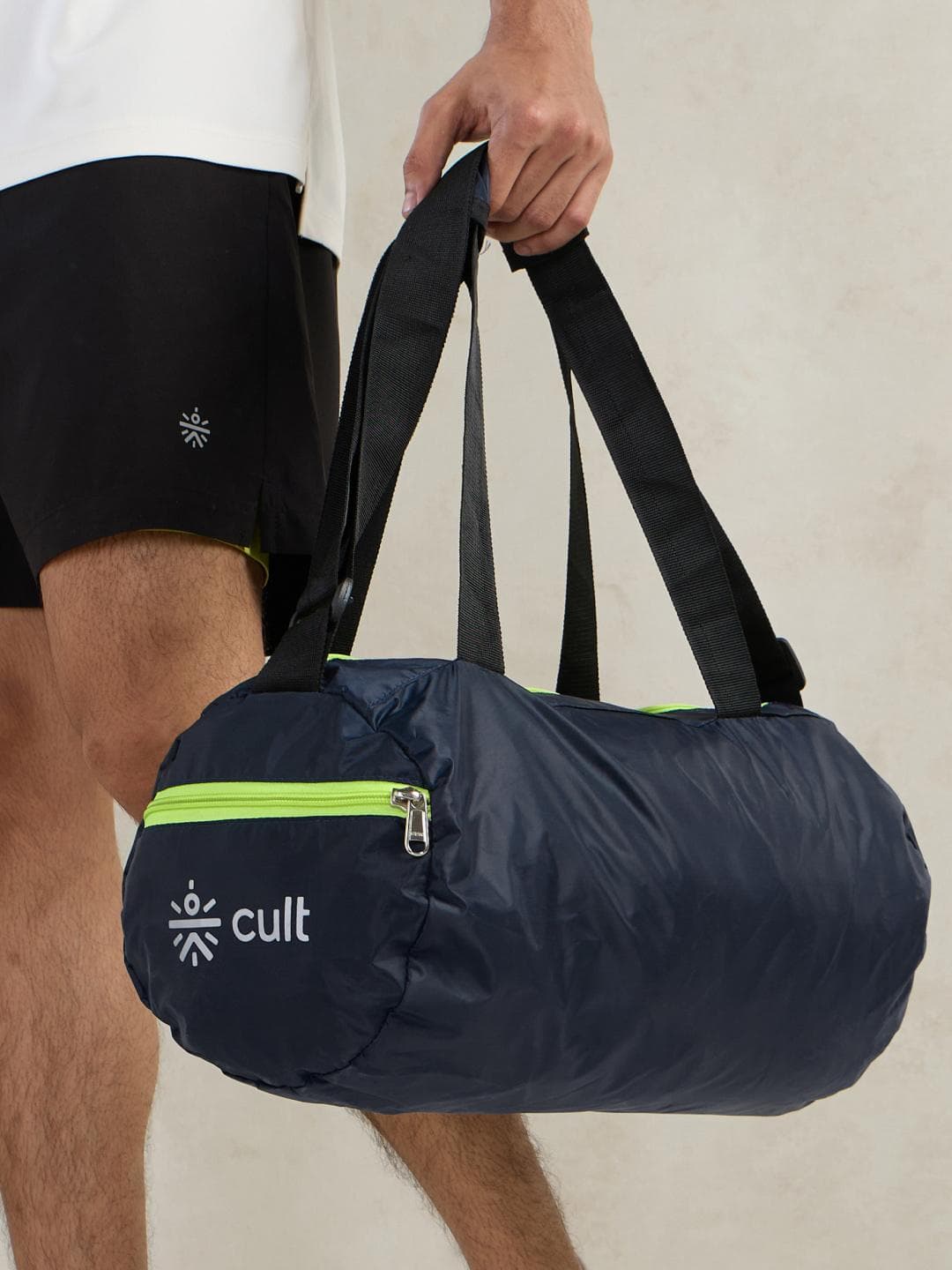 Buy CULT Black & Neon Gym Duffle Bag 20 Litre - - Accessories for Unisex