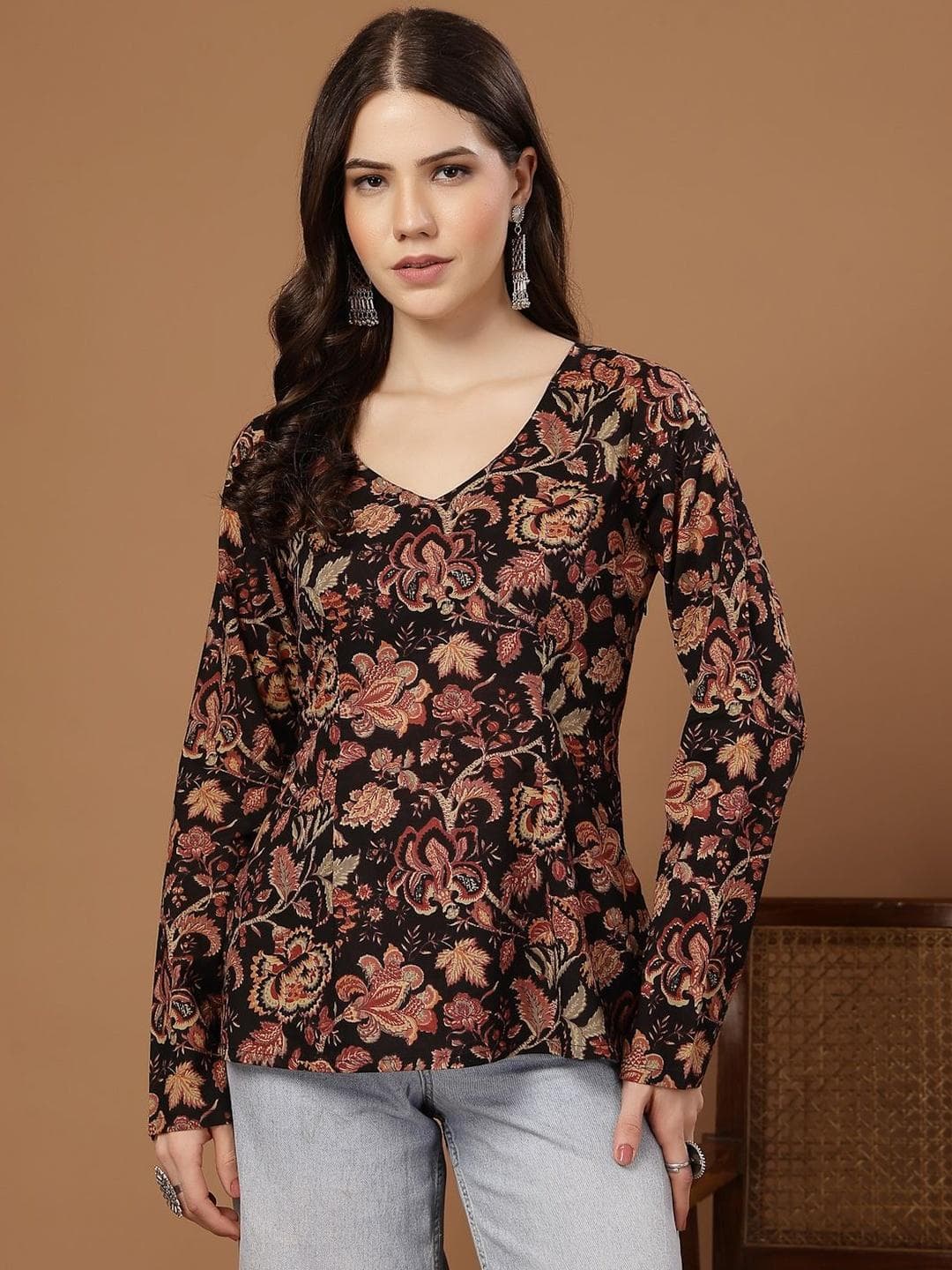Stylum Floral Print Cotton Top
