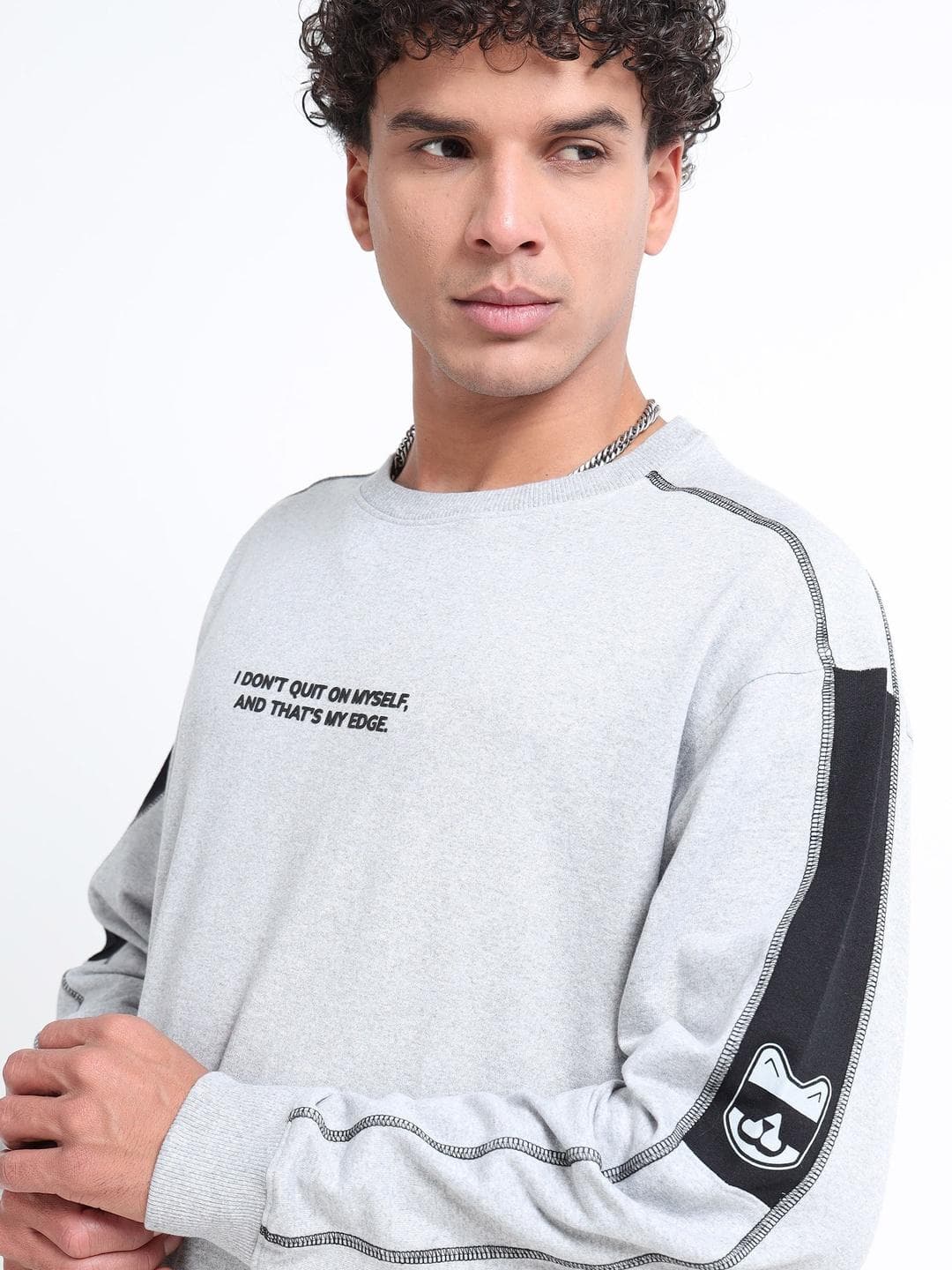 glitchez Men Printed Sweatshirt