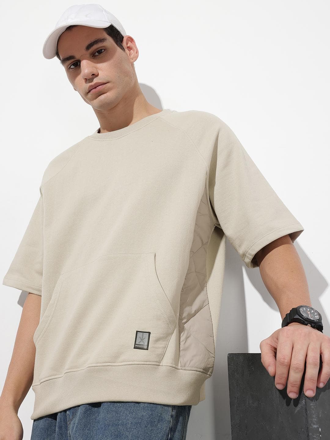 The Roadster Life Co. Round Neck Knitted Sweatshirt