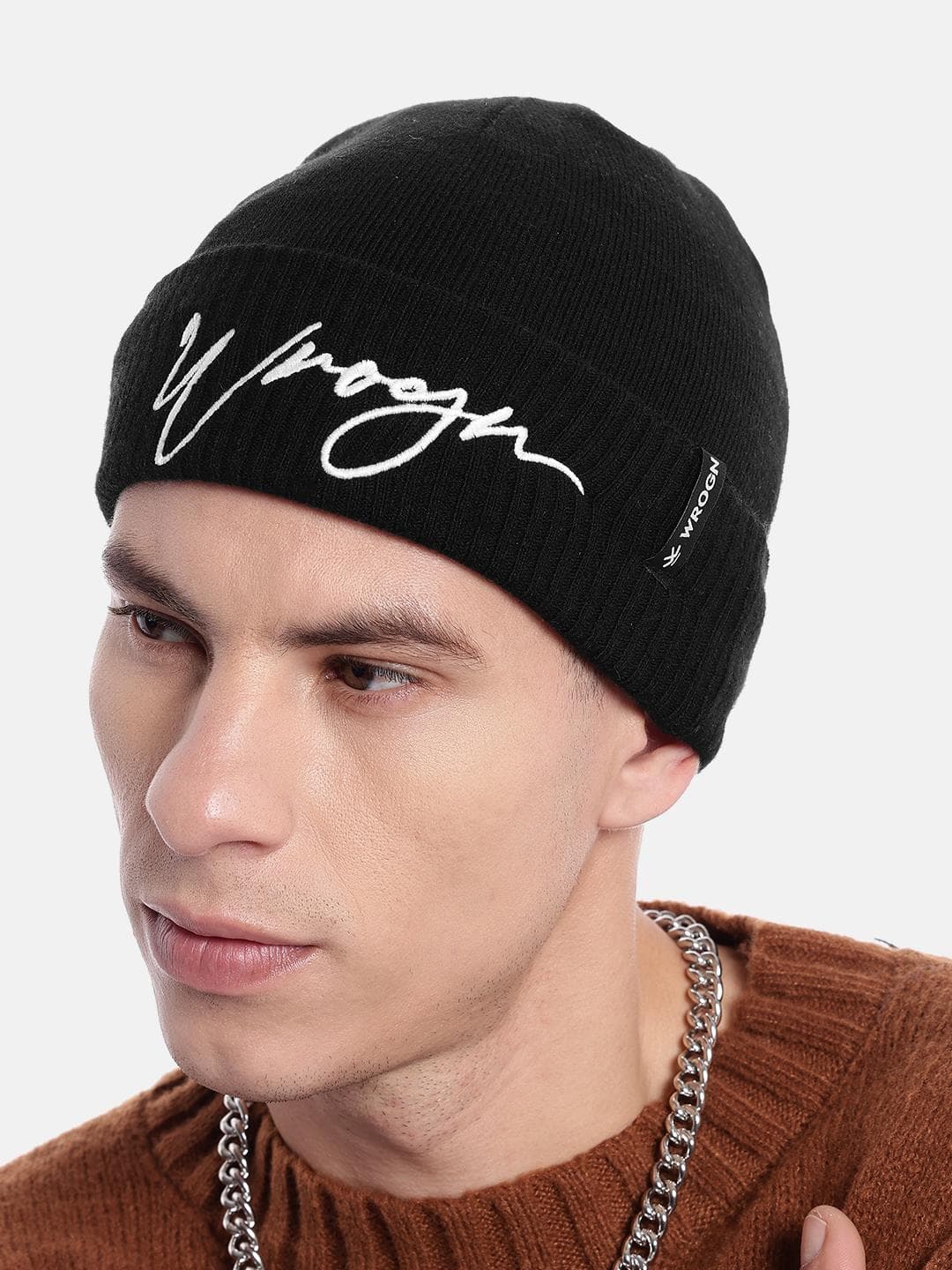 Buy WROGN Unisex Embroidered Acrylic Beanie - - Accessories for Unisex