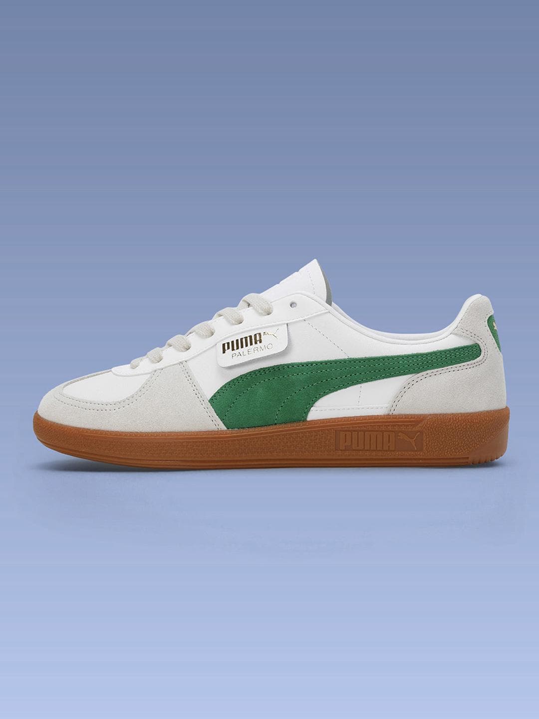 Puma Palermo Lth Unisex Round Toe Lace Ups Sneakers
