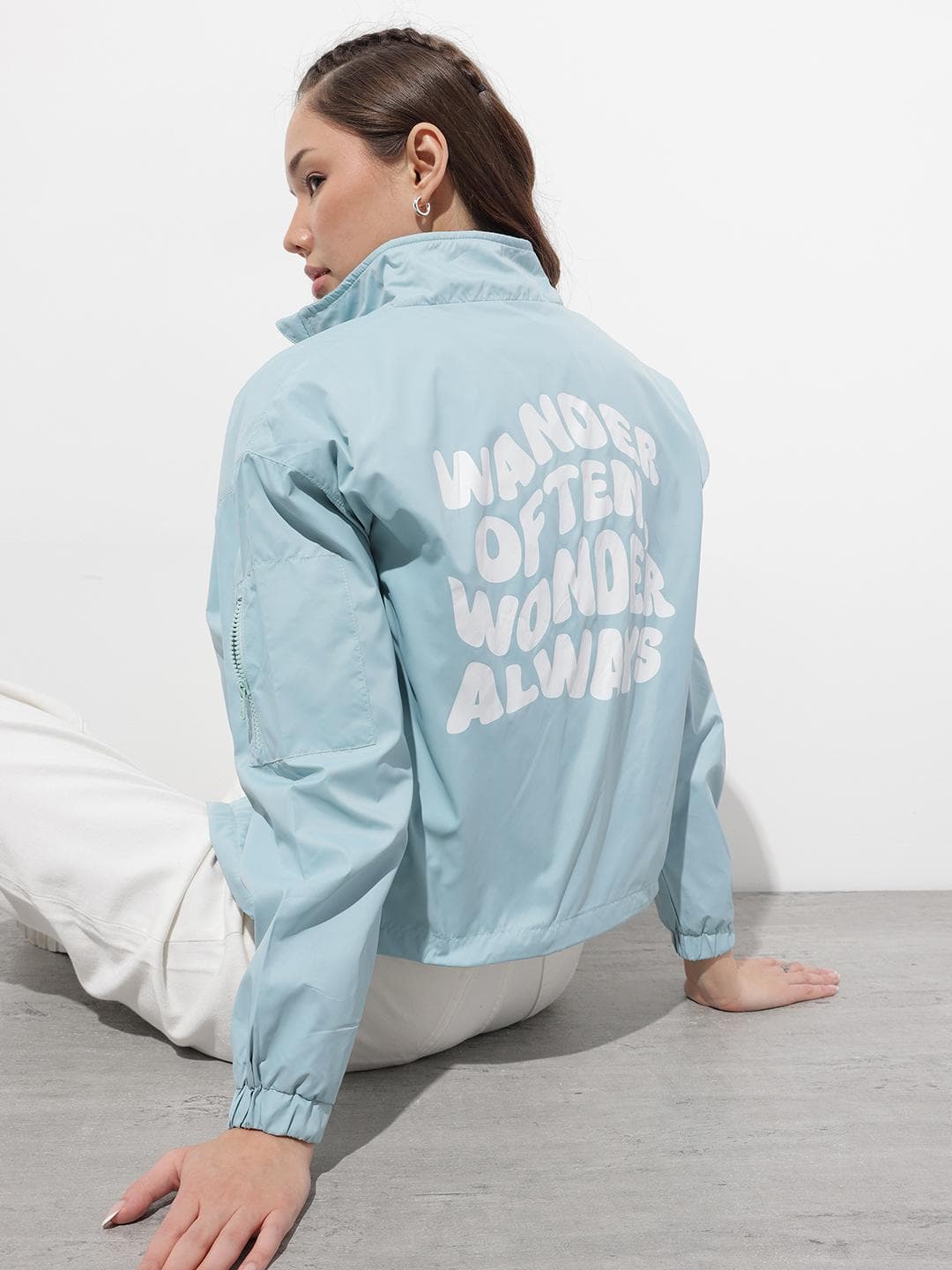 The Roadster Life Co. Typography Printed Tailored Jacket