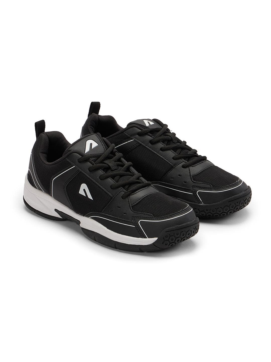 BOLDFIT Men Black White Archer Badmintion Shoes