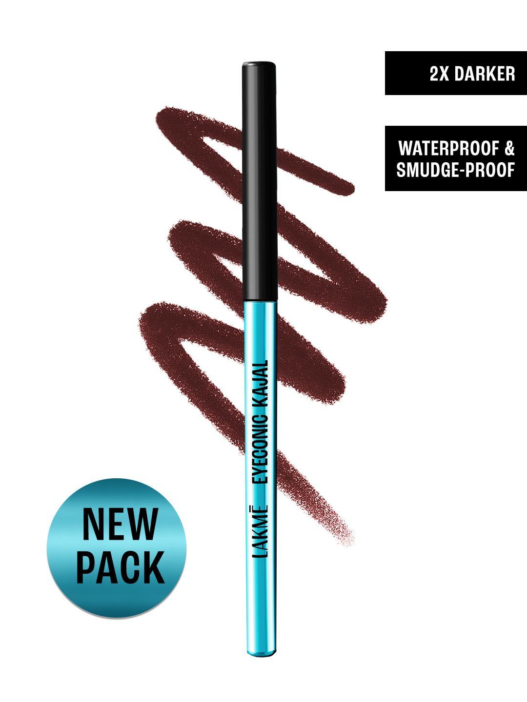 Buy Lakme 9 5 Eyeconic Smudgeproof Waterproof Lasts Upto 24H Kajal 0.35 G Classic Brown - - Personal Care for Women