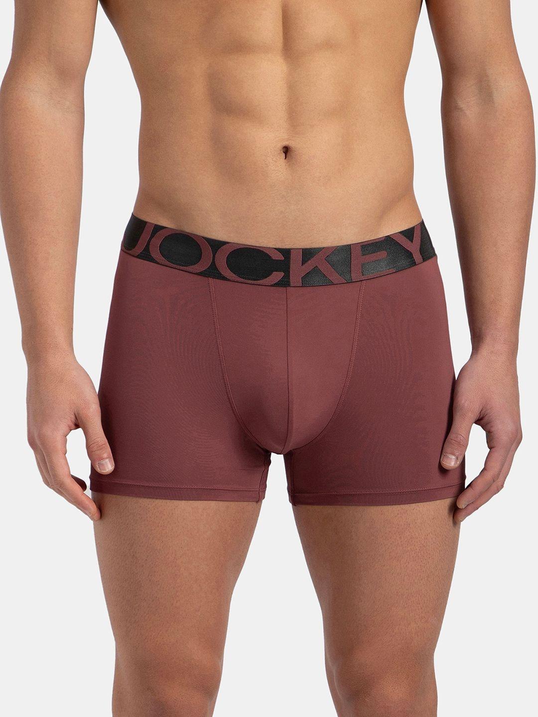 Buy Jockey Tactel Microfiber Stretch Solid Trunk With Moisture Move Treatment Ic28 - - Apparel for Men