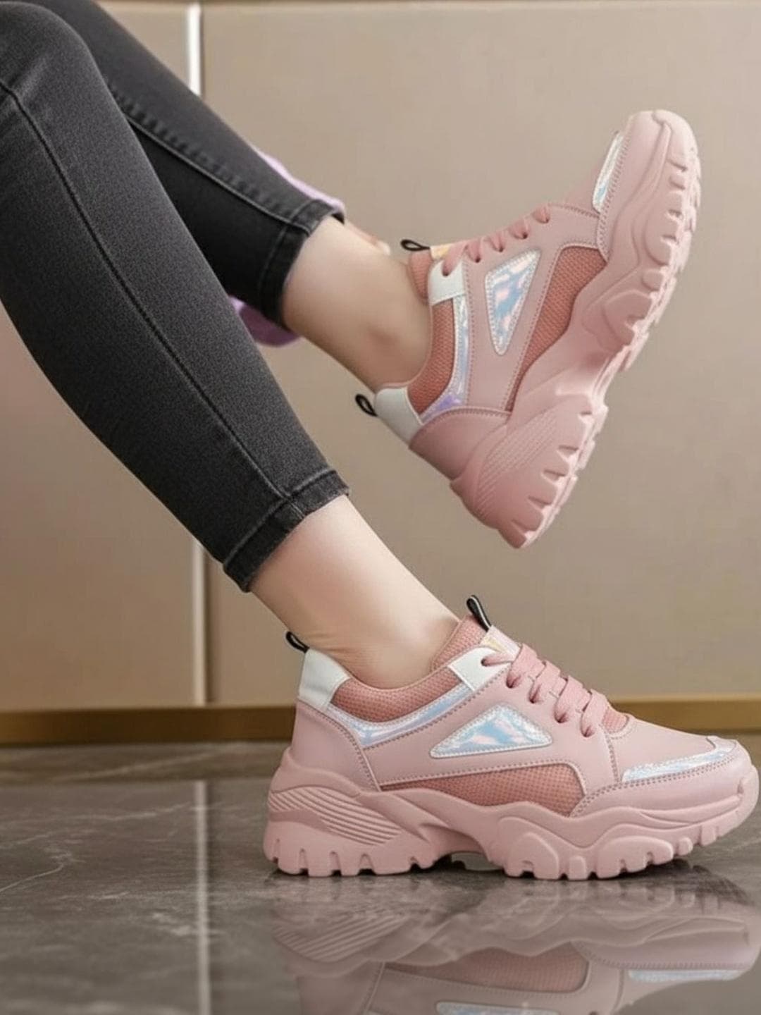 Shozie Girls Colourblocked Sneakers