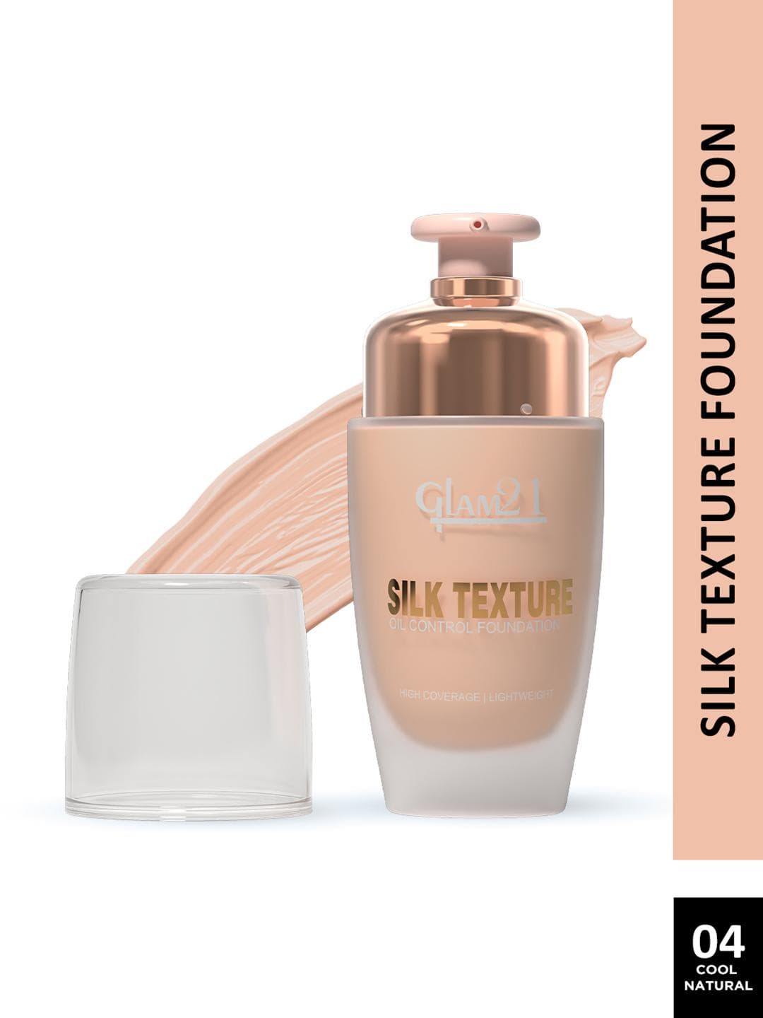 Buy GLAM21 Silk Texture Waterproof SPF35 Moist Silky Matte Foundation 50g Shade 04 - - Personal Care for Women