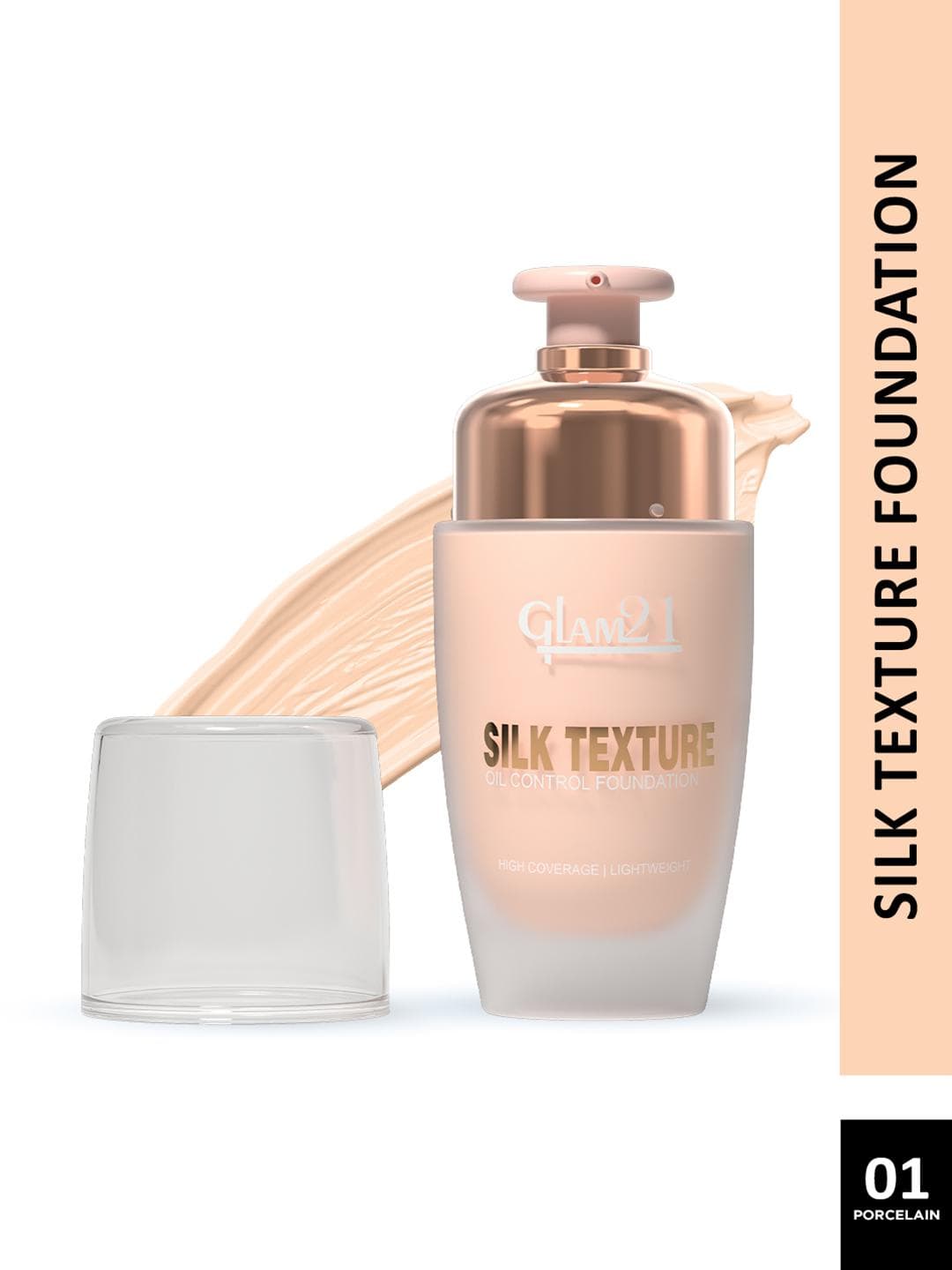Buy GLAM21 Silk Texture Waterproof SPF35 Moist Silky Matte Foundation 50g Shade 01 - - Personal Care for Women
