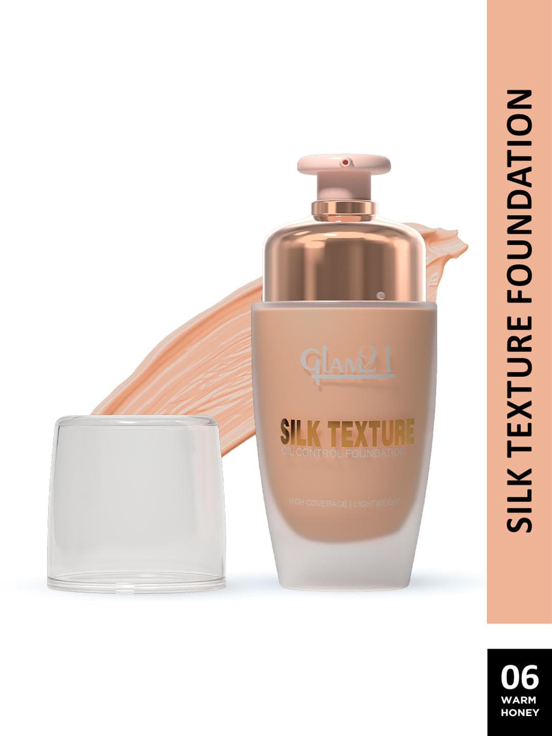 GLAM21 Silk Texture Waterproof SPF35 Moist Silky Matte Foundation 50g - Shade 06