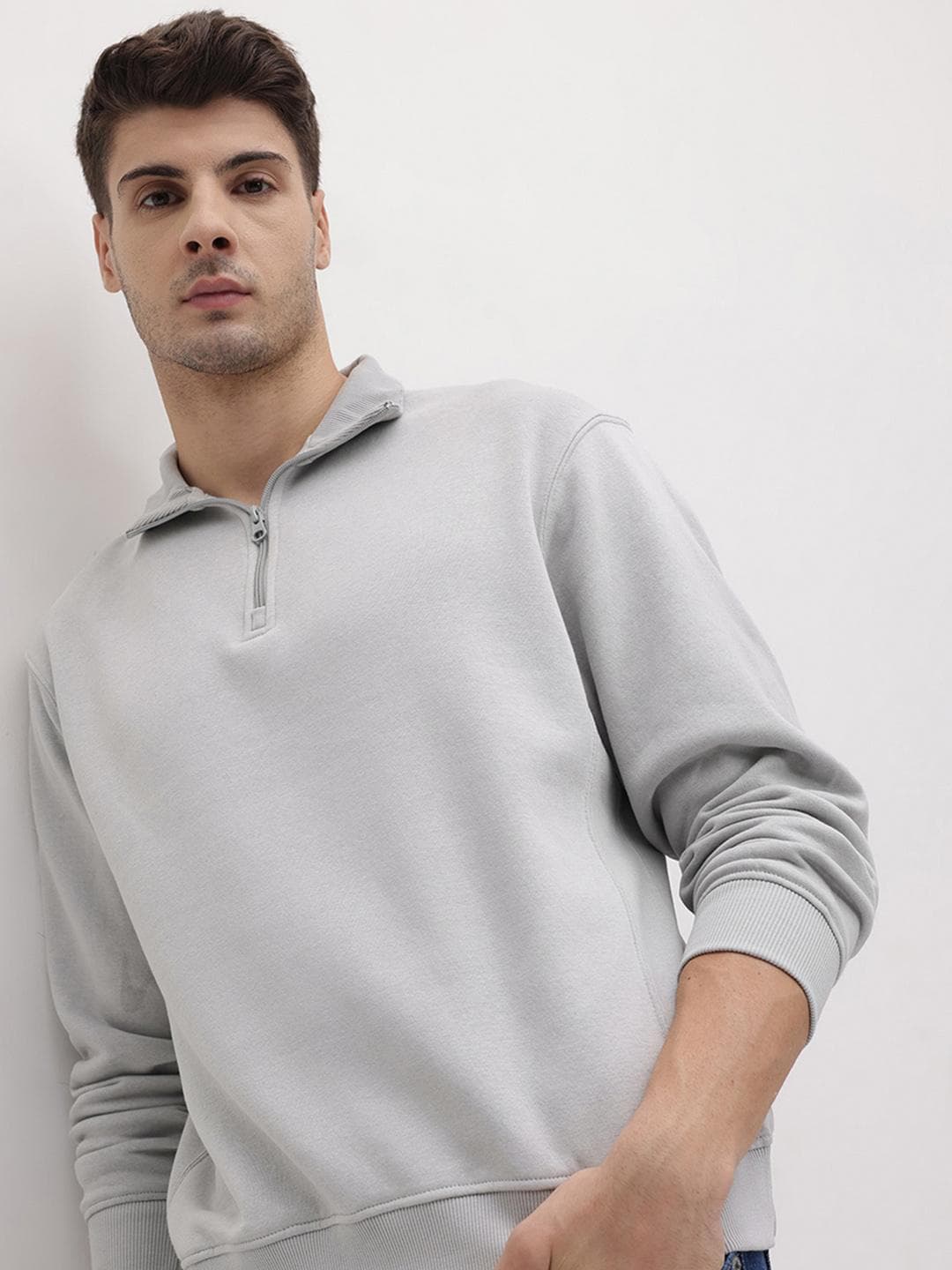 The Roadster Life Co. Mock Collar Sweatshirt