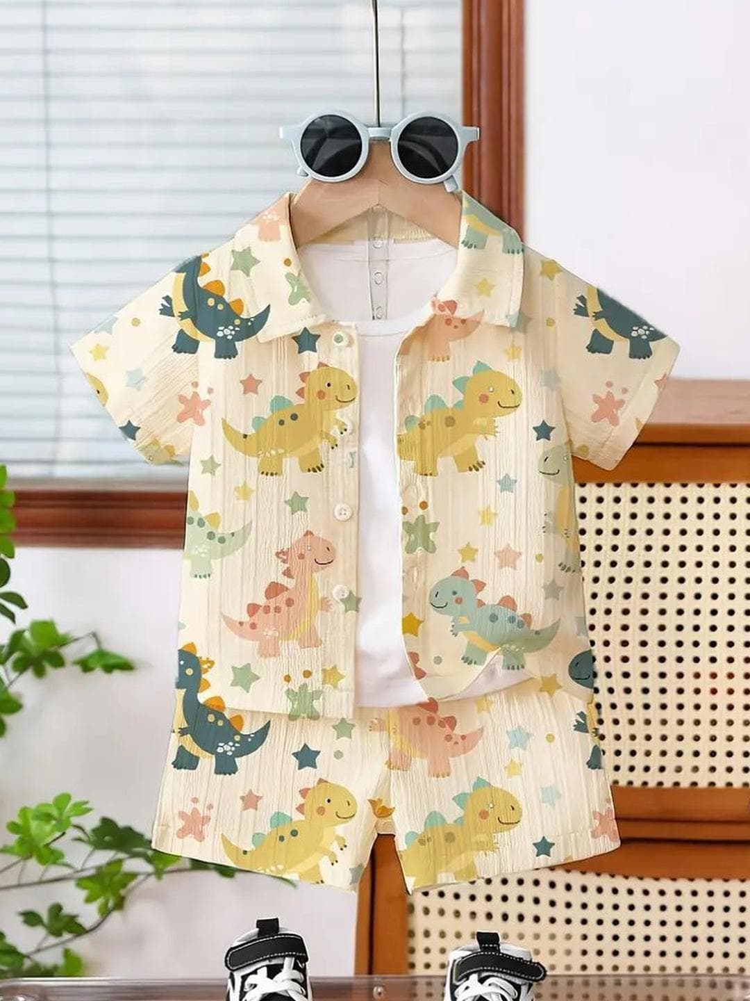 DANFORTH Kids Printed Shirt With Shorts