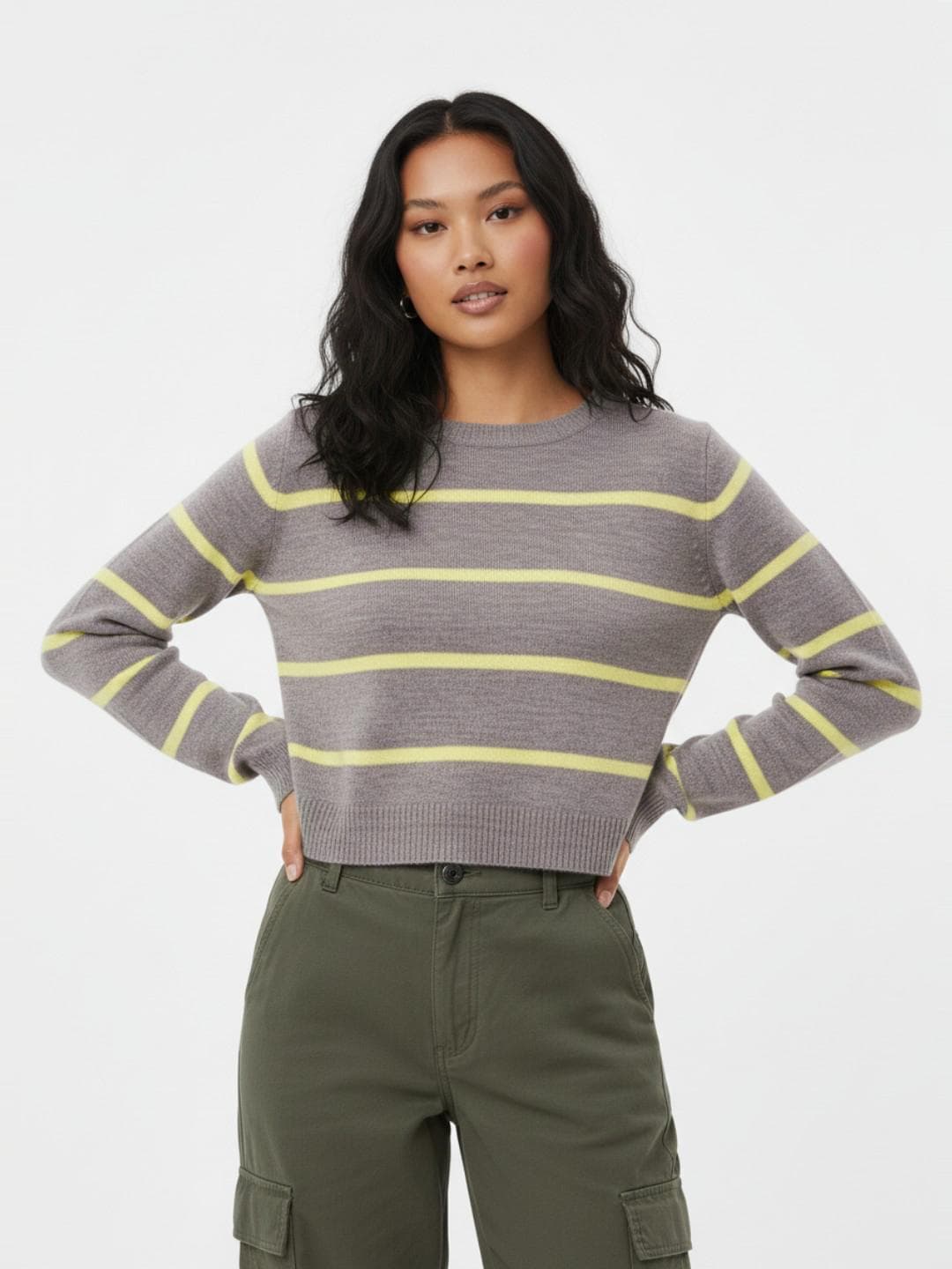 glitchez Horizontally Striped Pullover