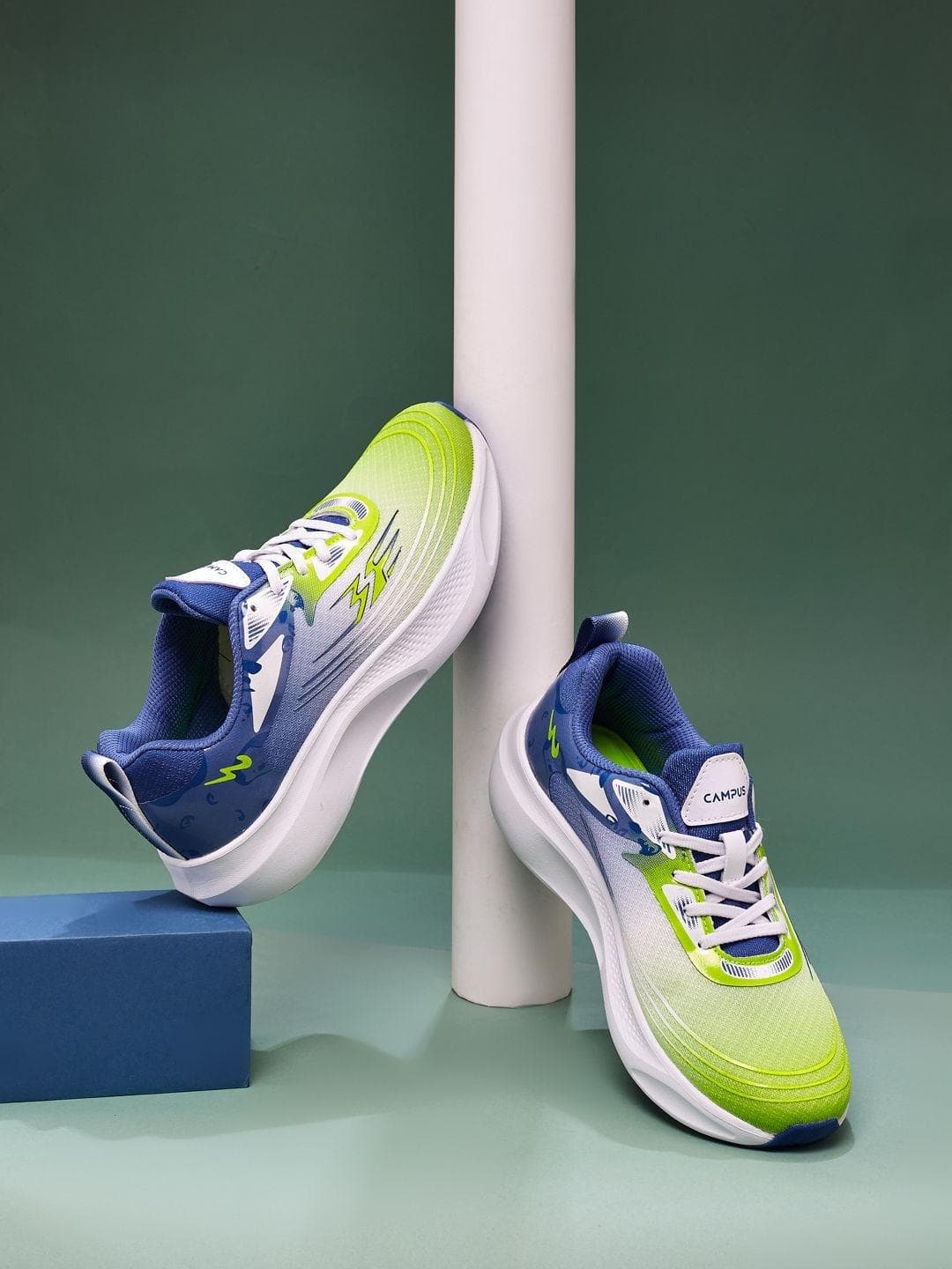 Campus EVE Unisex Kids Mesh Running Sports Shoes