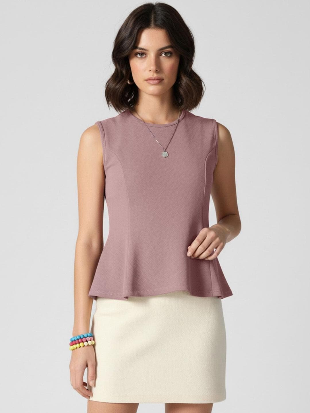 glitchez Peplum Top