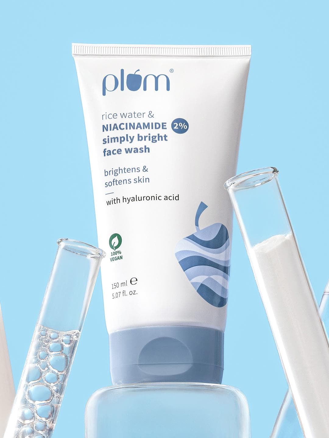 Buy Plum 2% Niacinamide With Rice Water Simply Bright Face Wash 150 Ml - - Personal Care for Unisex