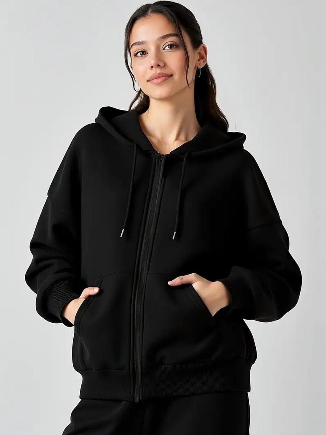 ADBUCKS Women Hooded Sweatshirt