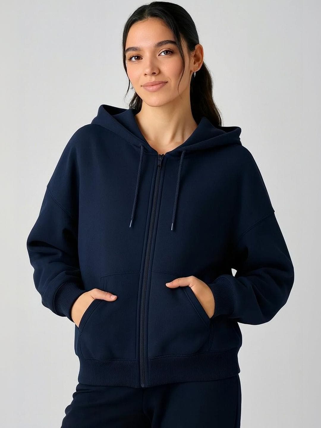 ADBUCKS Women Hooded Sweatshirt