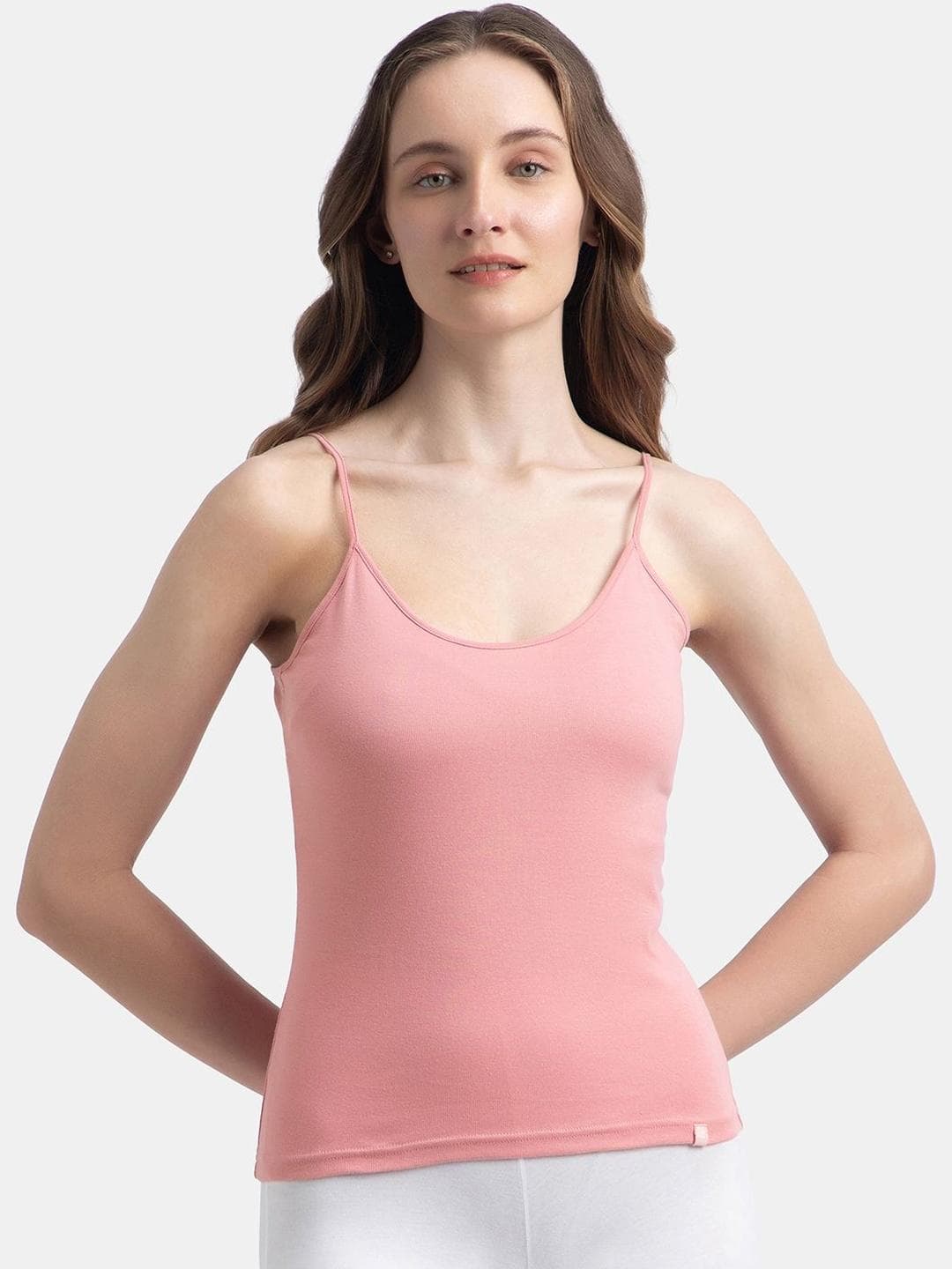 Buy Jockey Super Combed Cotton Camisole With Adjustable Straps And StayFresh Treatment 1487 - - Apparel for Women