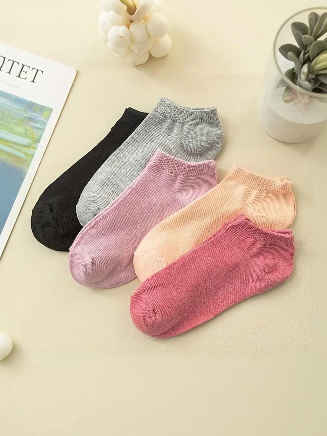 Buy Nicsy Women Pack Of 5 Ankle Length Socks - - Accessories for Women