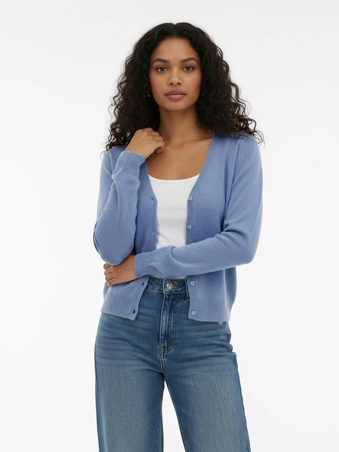 glitchez V-Neck Cardigan