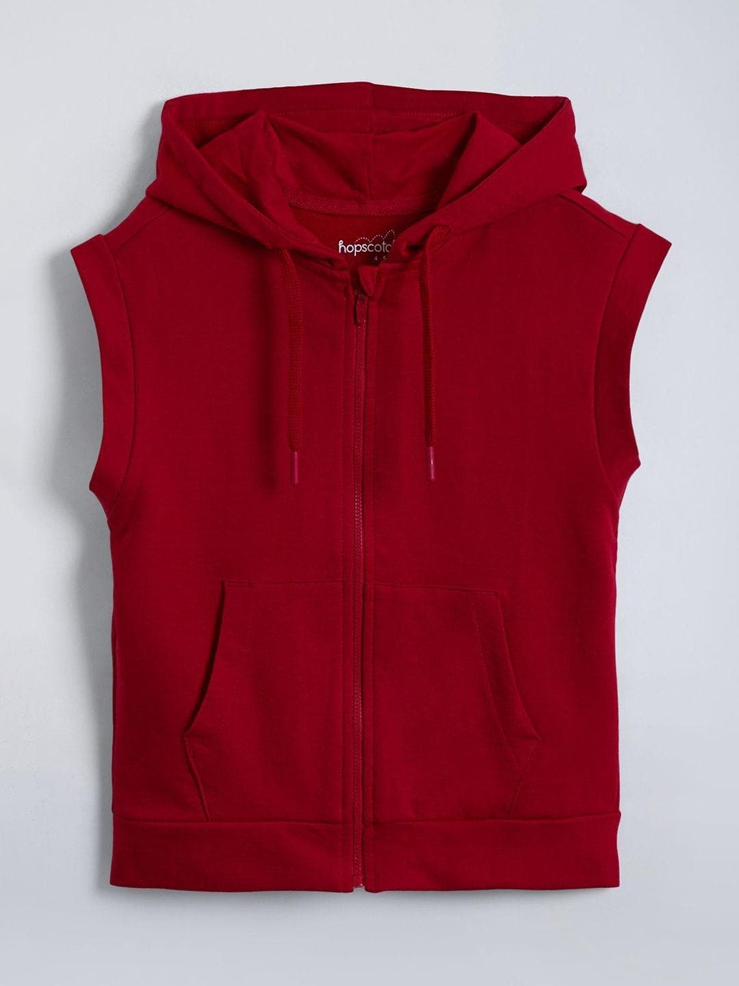 Hopscotch Kangaroo Pocket Zip-Up Hoodie