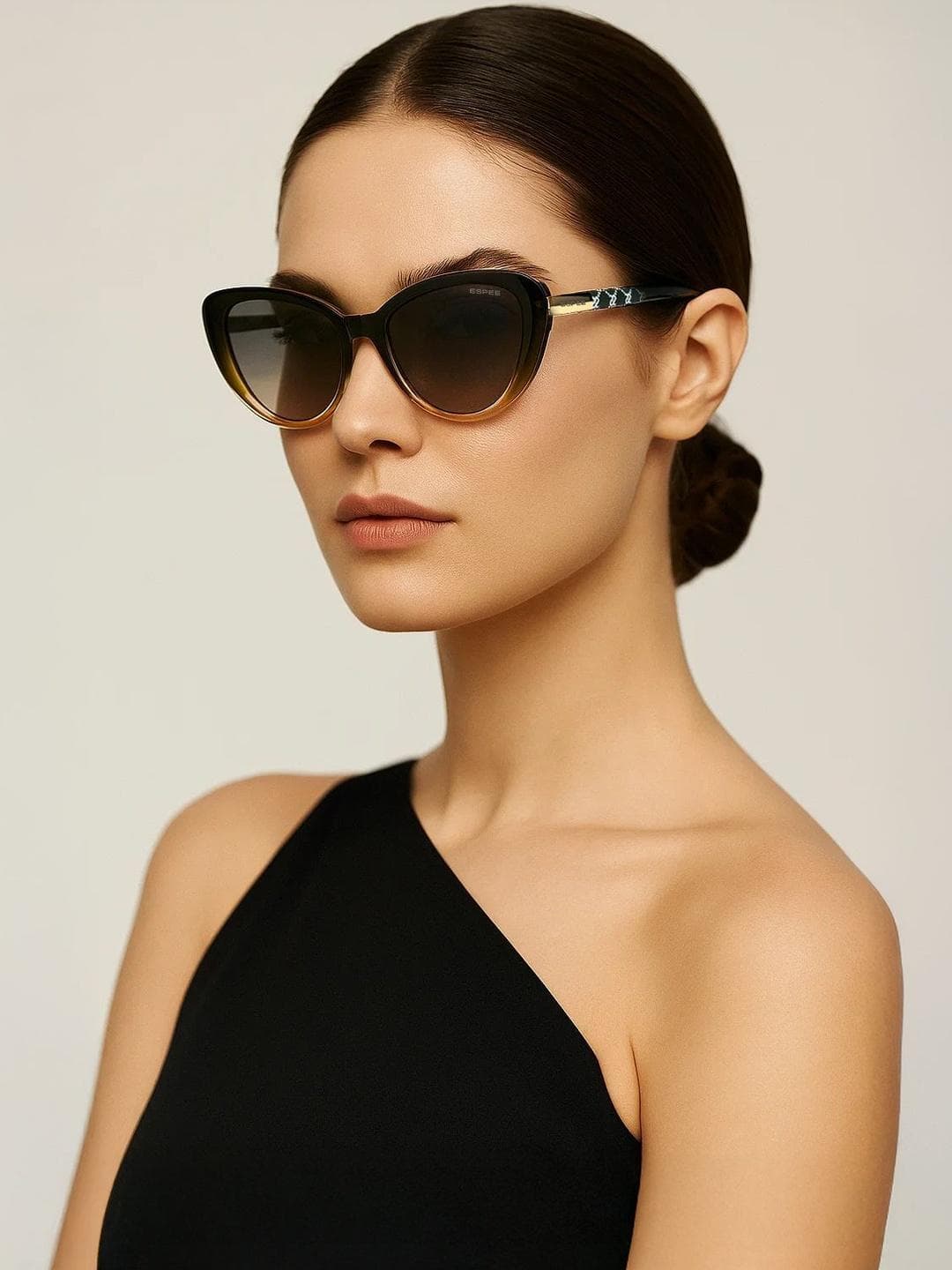 Buy Espee Women Green Lens & Green Cateye Sunglasses With UV Protected Lens - - Accessories for Women